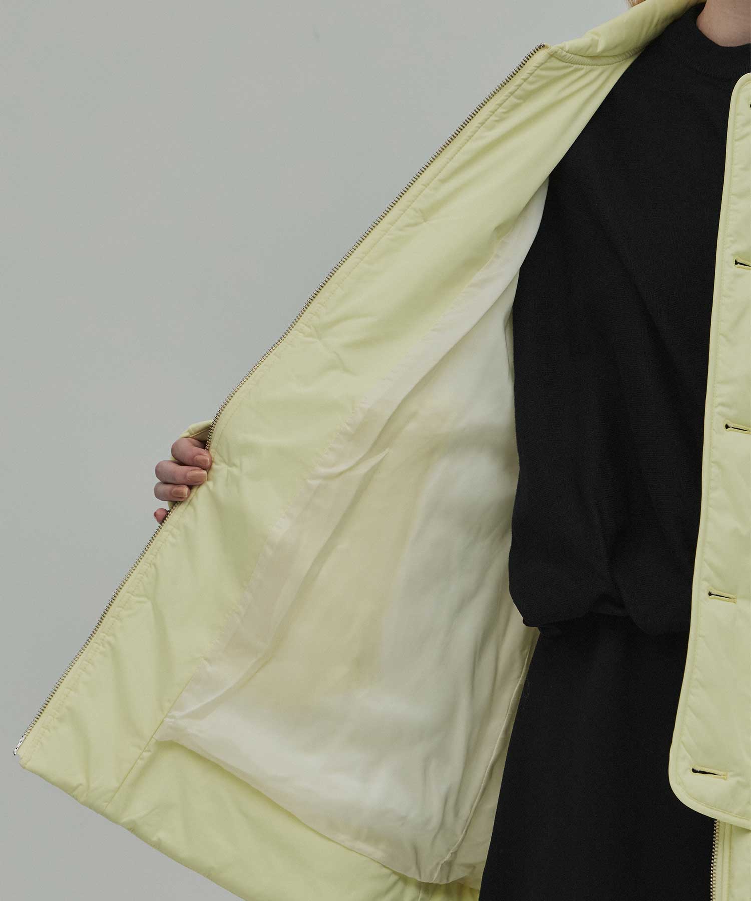 CHAIR QUILTING BIG-JAKET ENFOLD