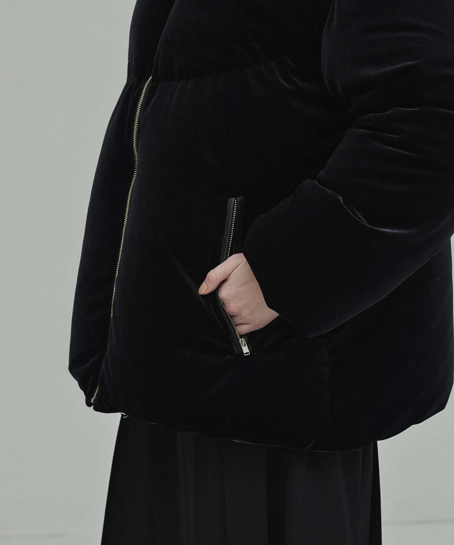 Velour down coat FETICO