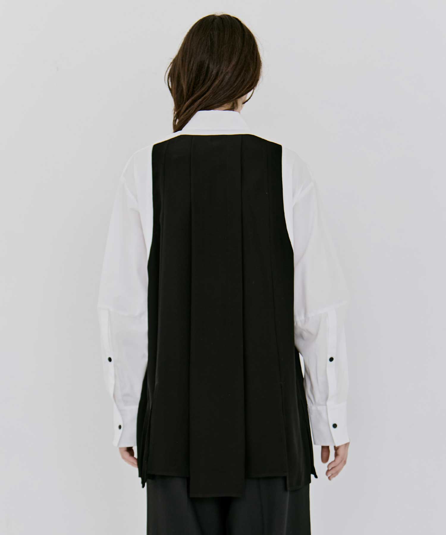 PANEL-HEM PULLOVER(38 BLACK): ENFOLD: WOMENS｜THE TOKYO ONLINE STORE