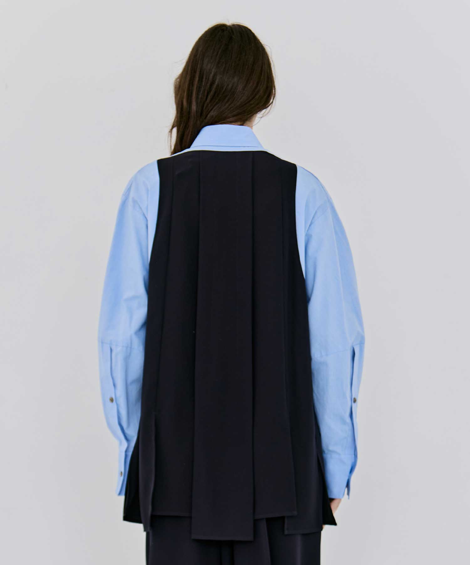 PANEL-HEM PULLOVER ENFOLD