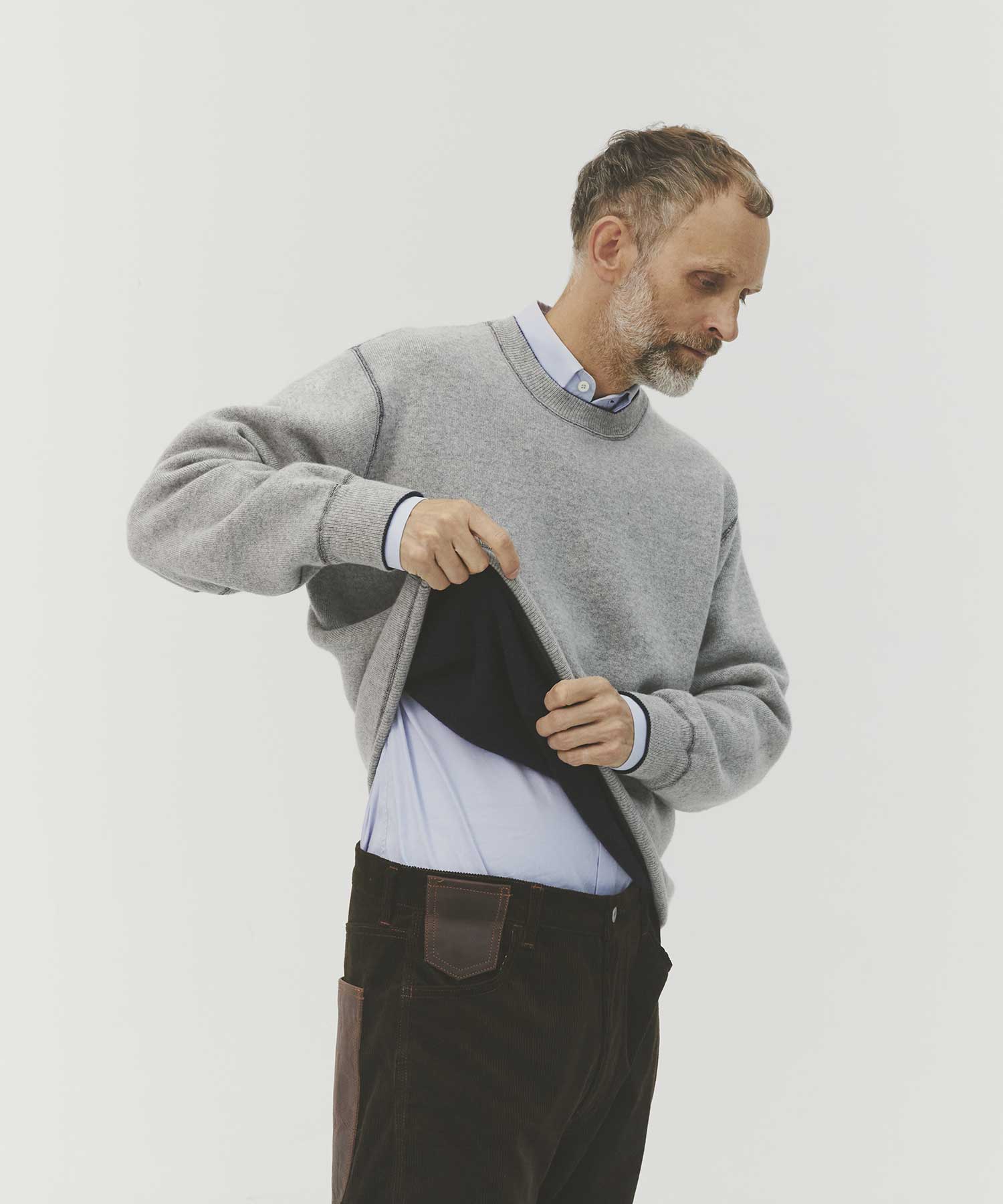 CASHMERE REVERSIBLE PULLOVER THE TOKYO