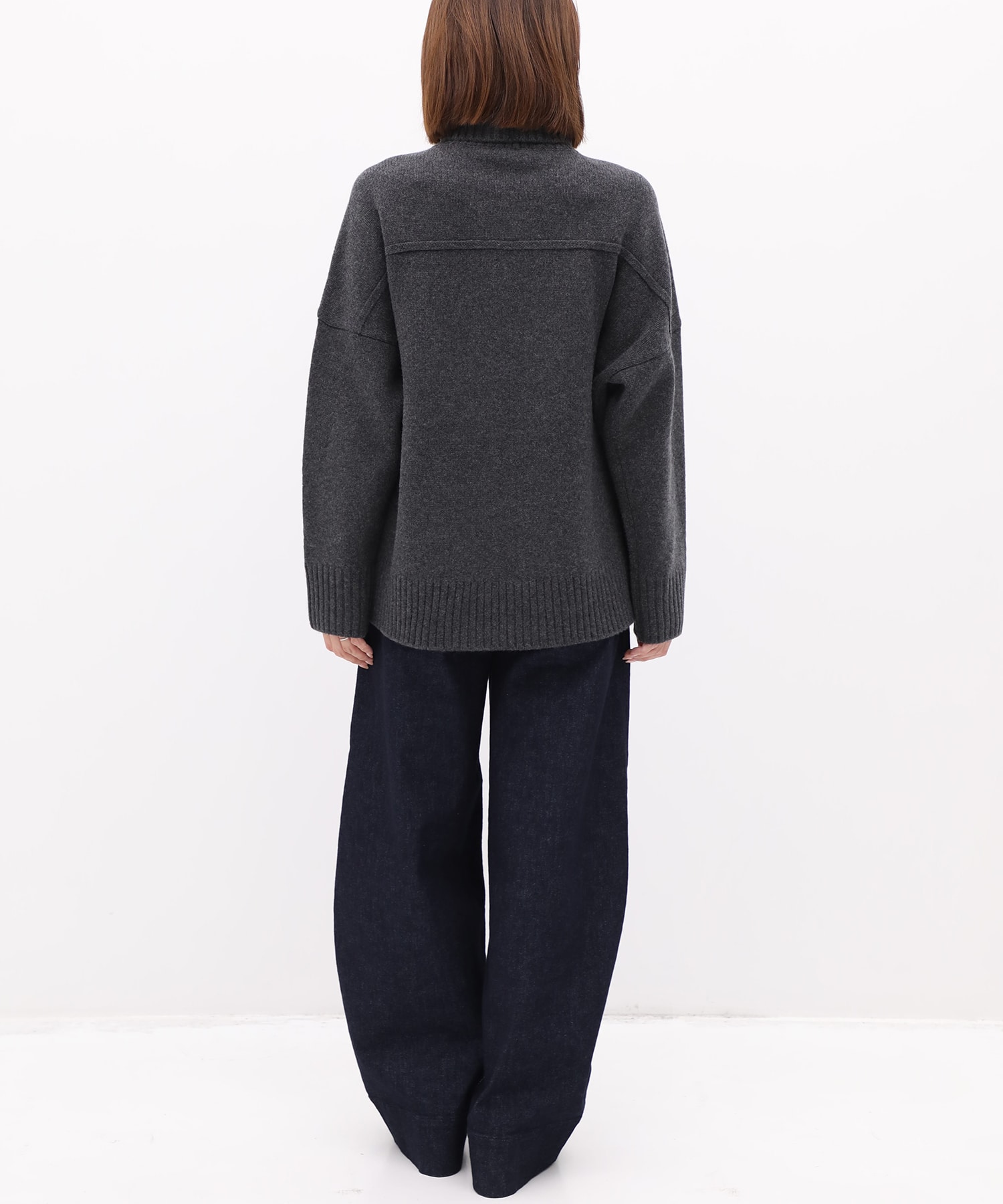 OVERSIZE TURTLENECK KNIT CINOH