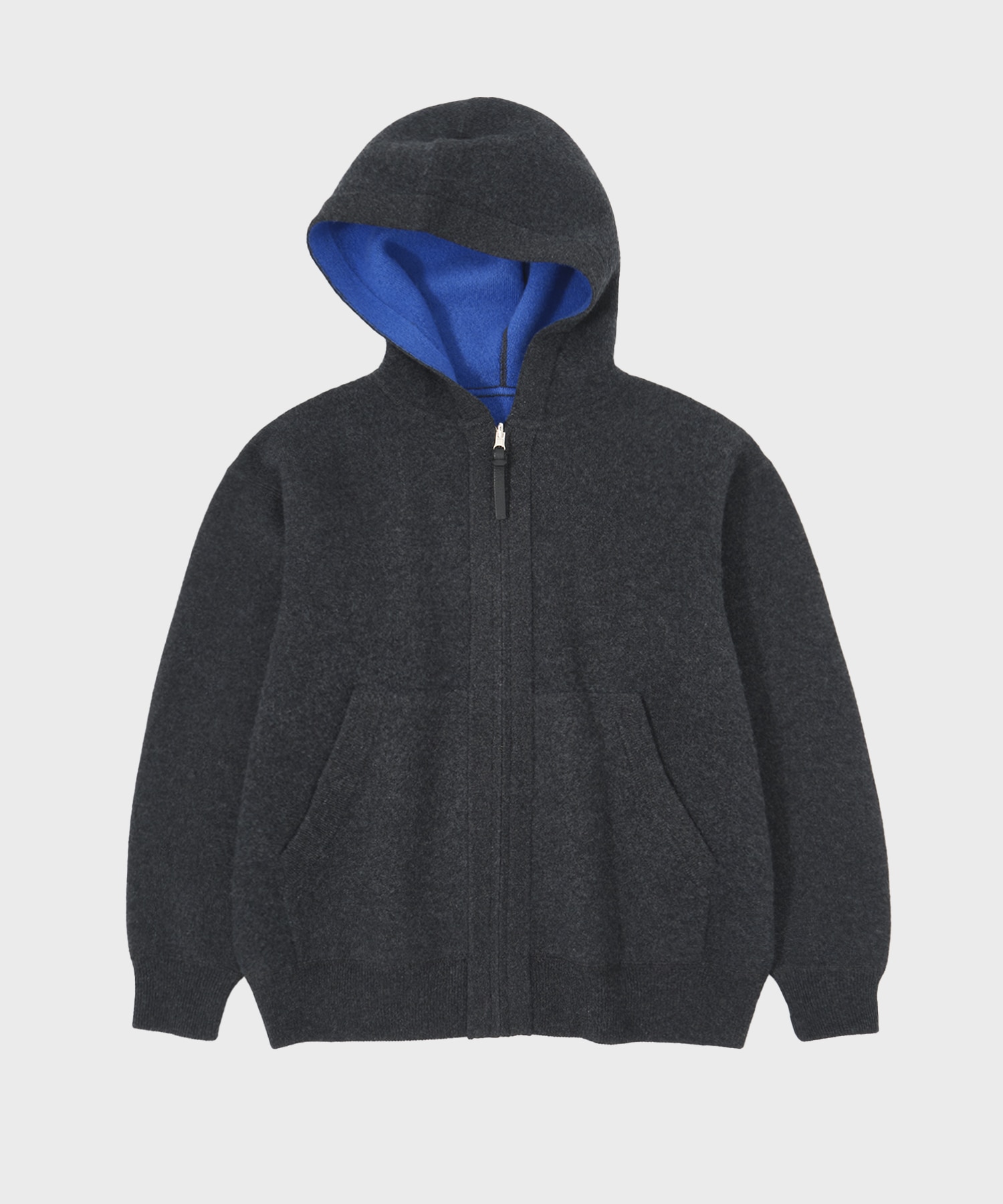 CASHMERE REVERSIBLE ZIP UP HOODIE THE TOKYO
