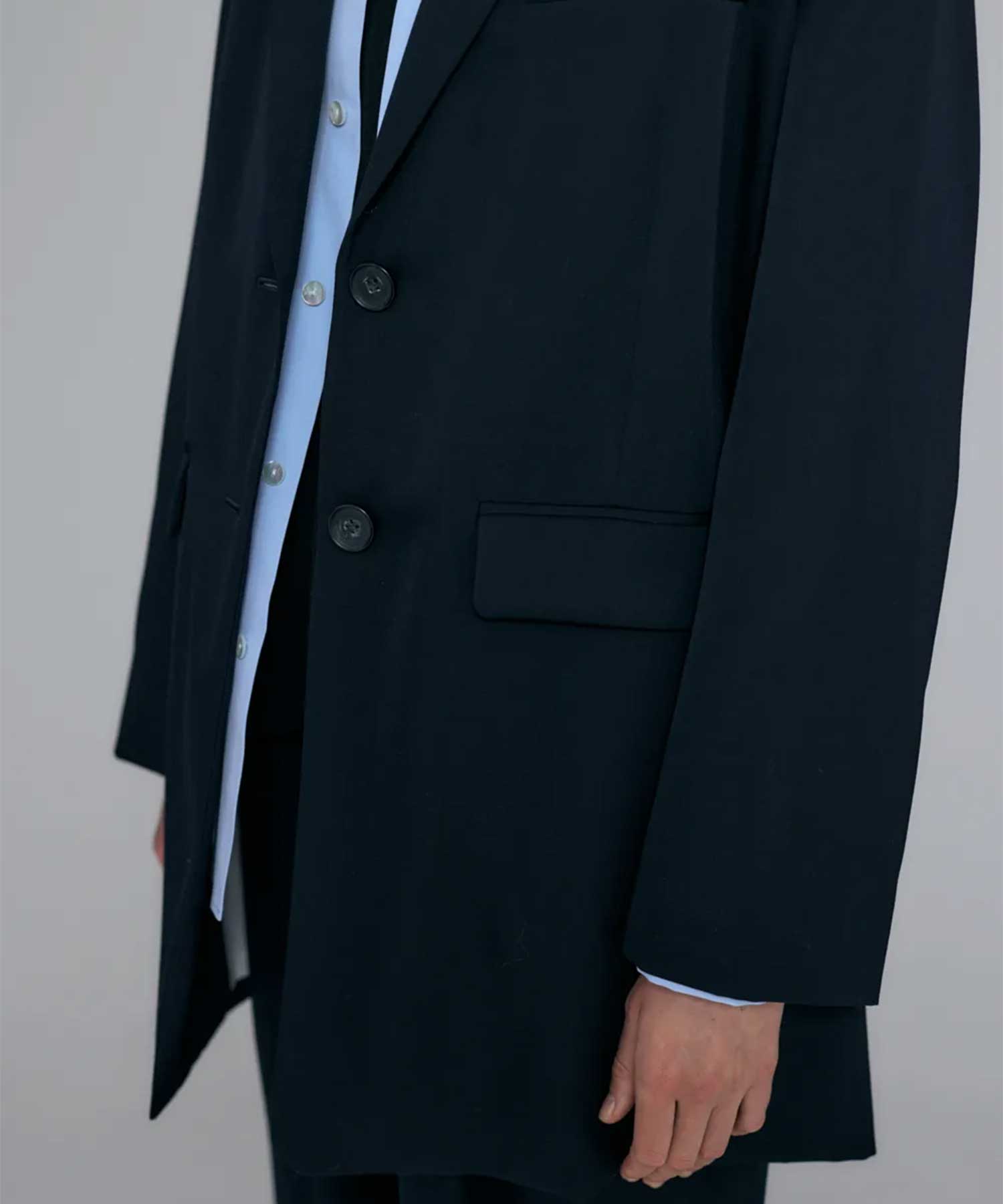 RELAX TAILORED-JACKET ENFOLD