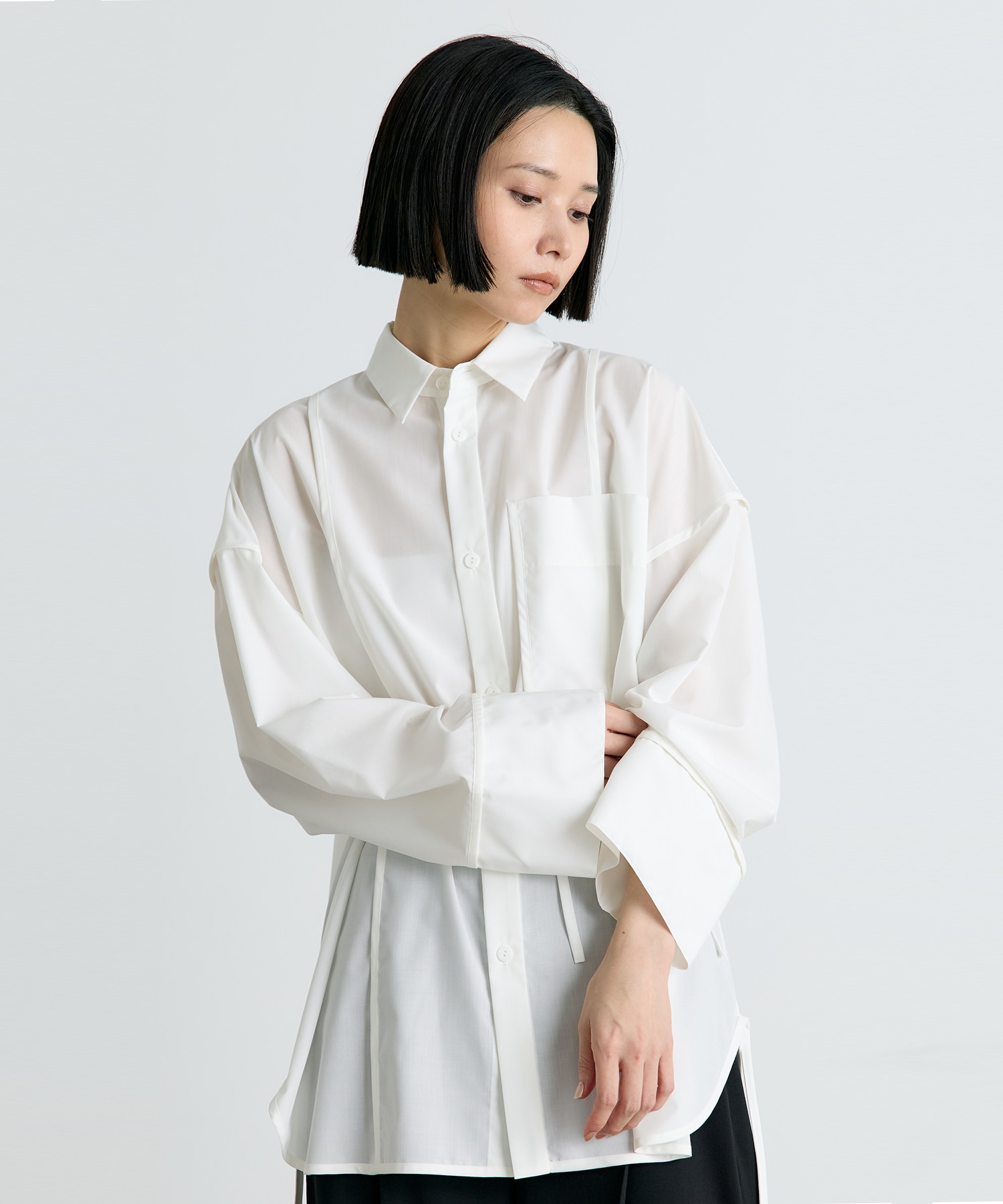 piping wide shirt nagonstans