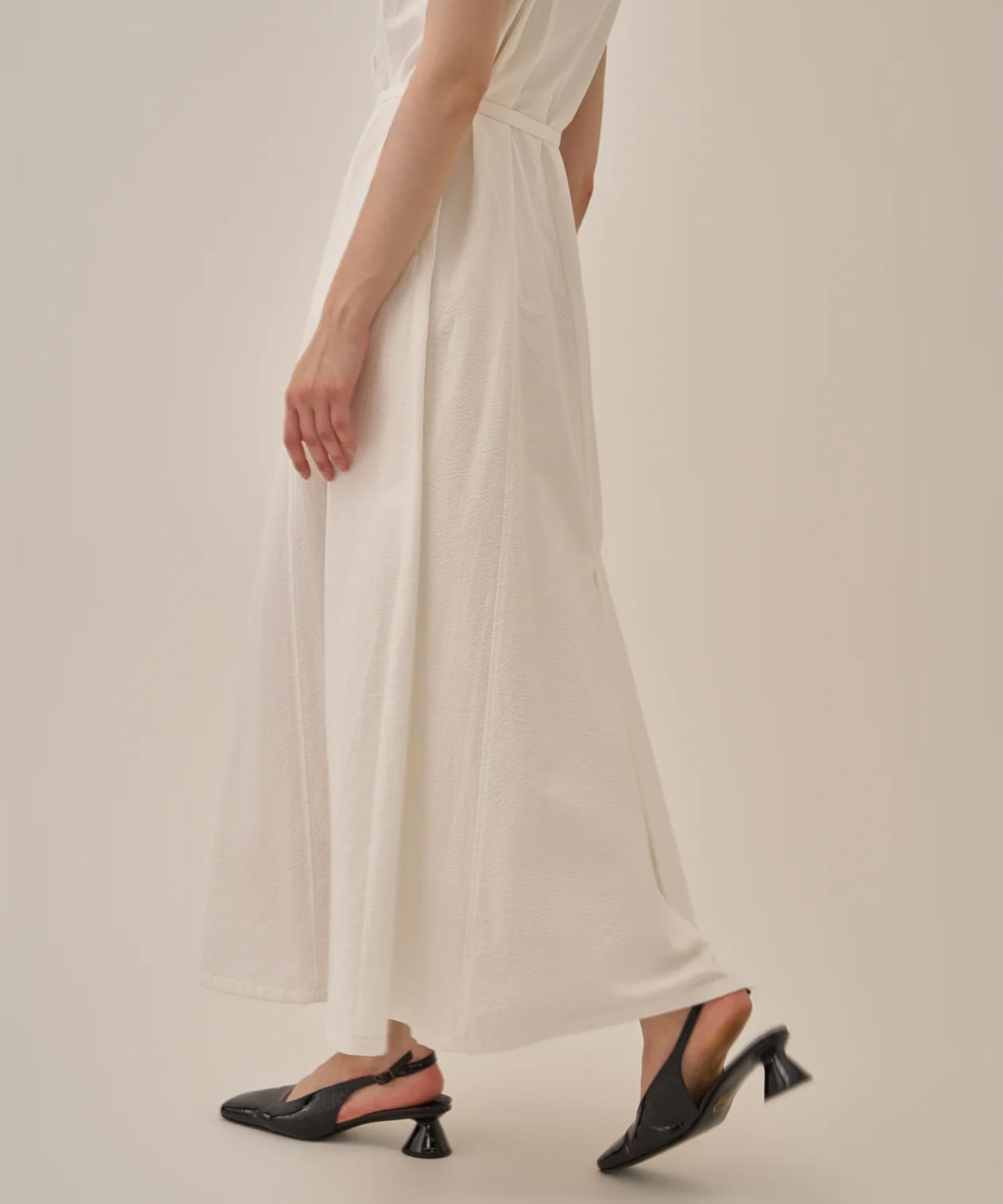 Sesilia asymmetry panel dress AKIRANAKA