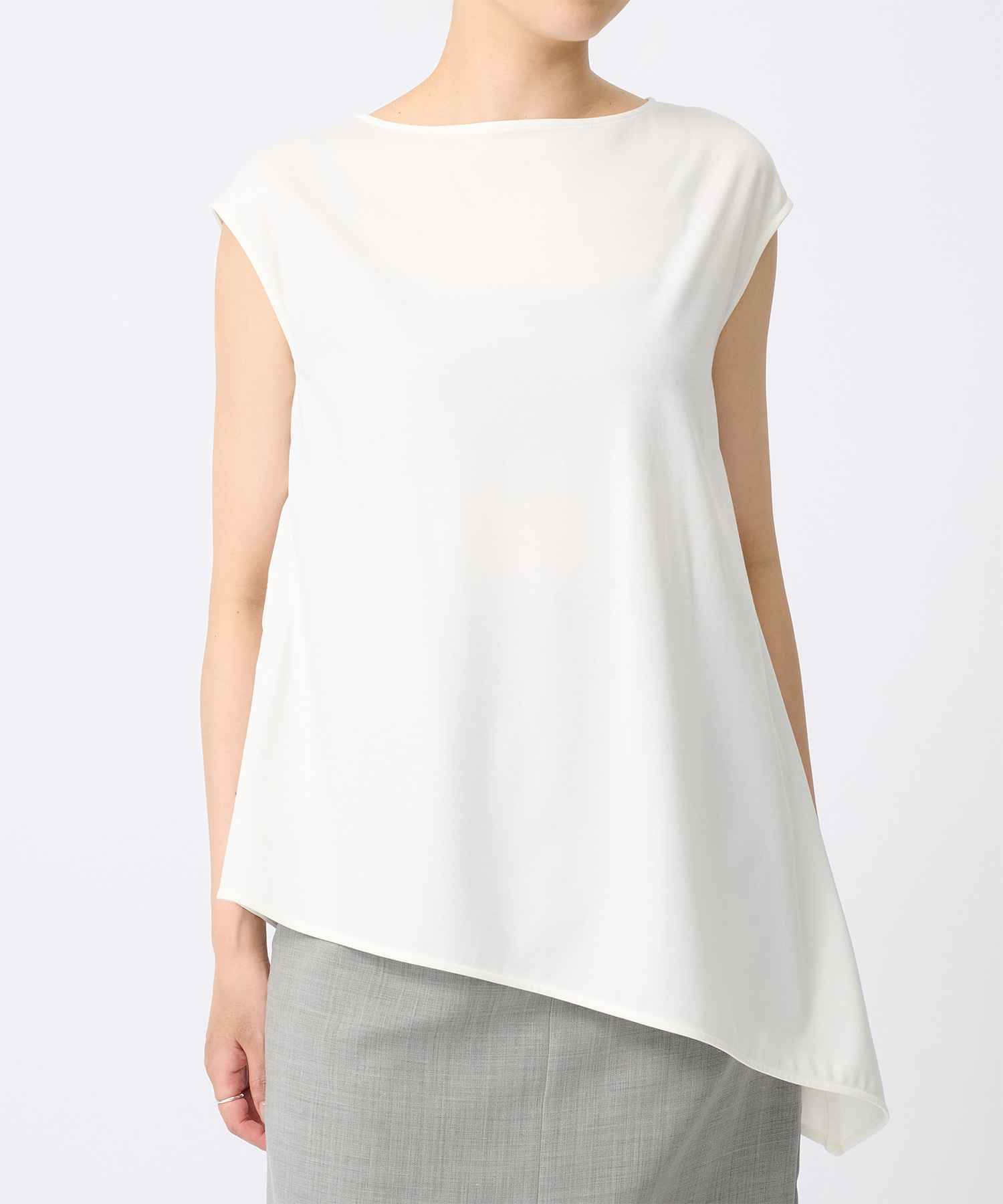 French Sleeve Asymmetry Tops THE TOKYO
