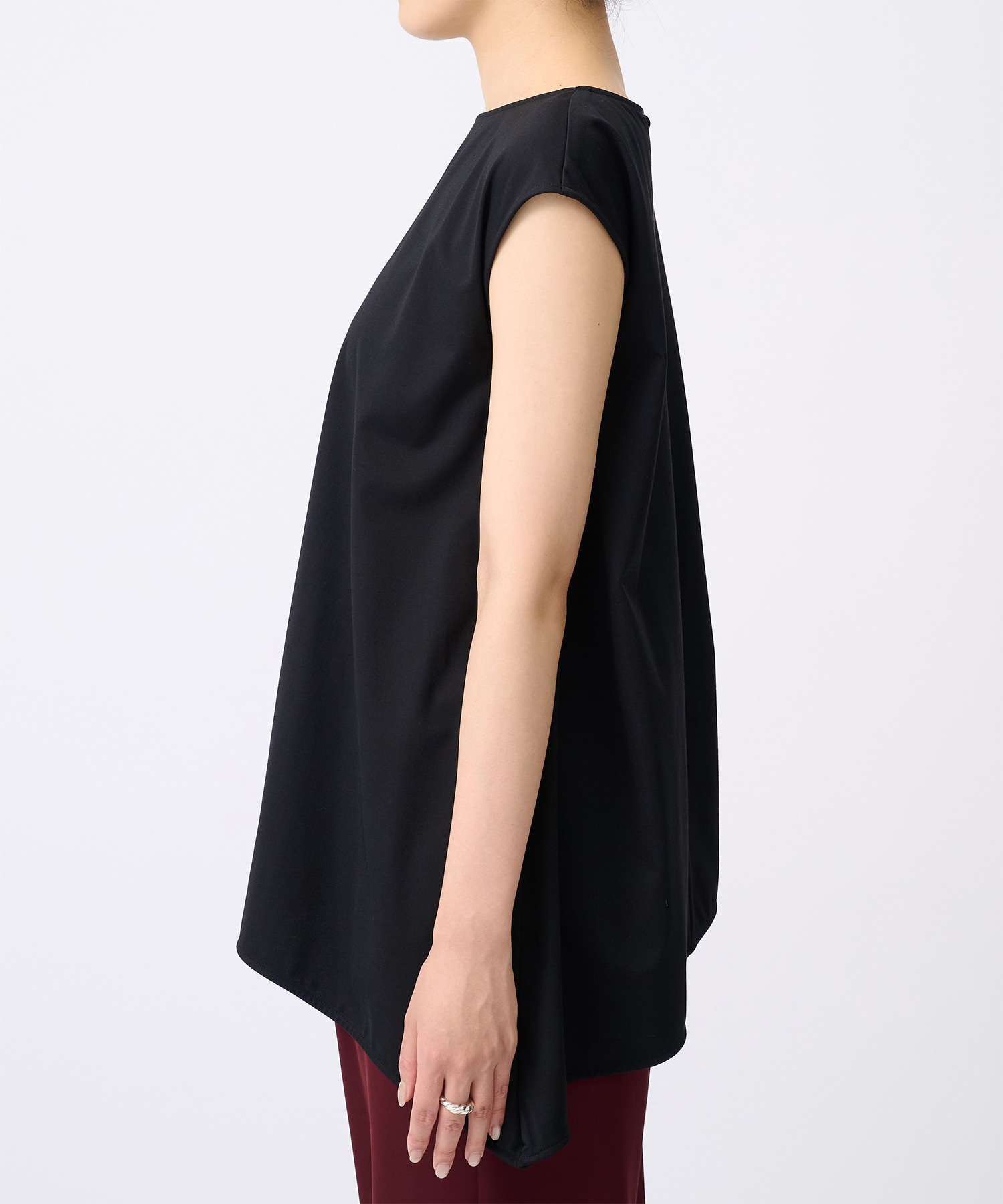 French Sleeve Asymmetry Tops THE TOKYO
