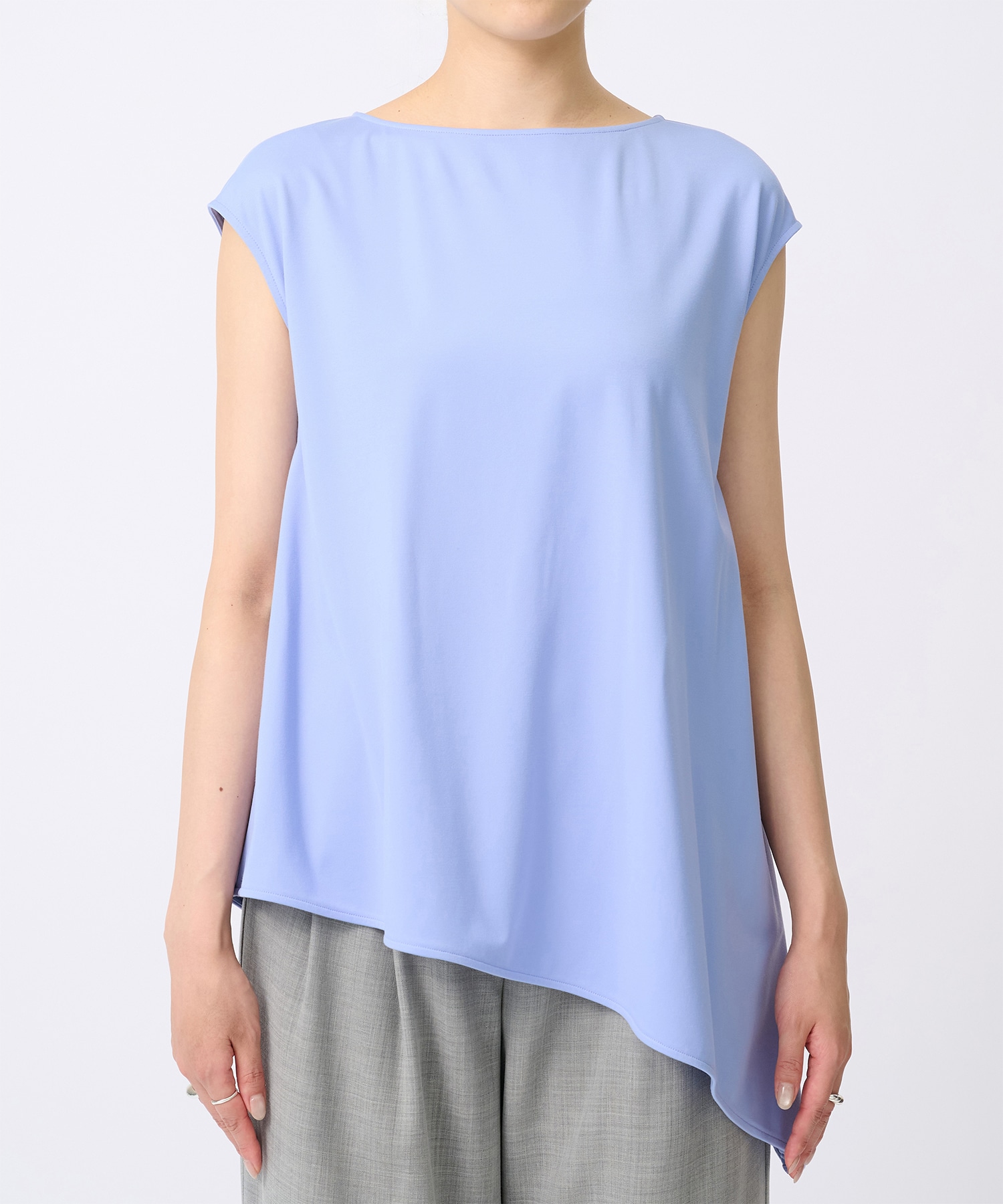 French Sleeve Asymmetry Tops THE TOKYO