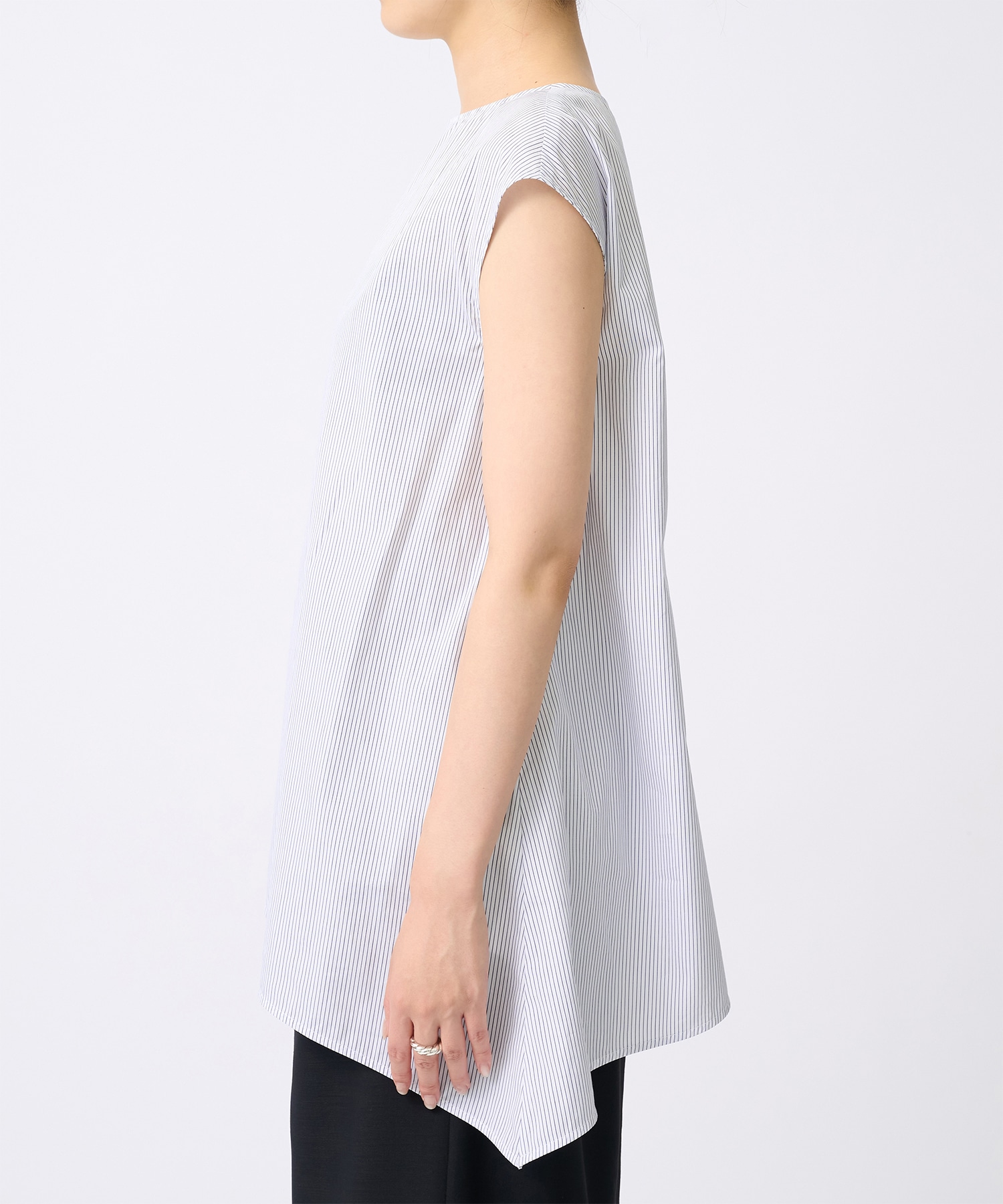 French Sleeve Asymmetry Tops THE TOKYO
