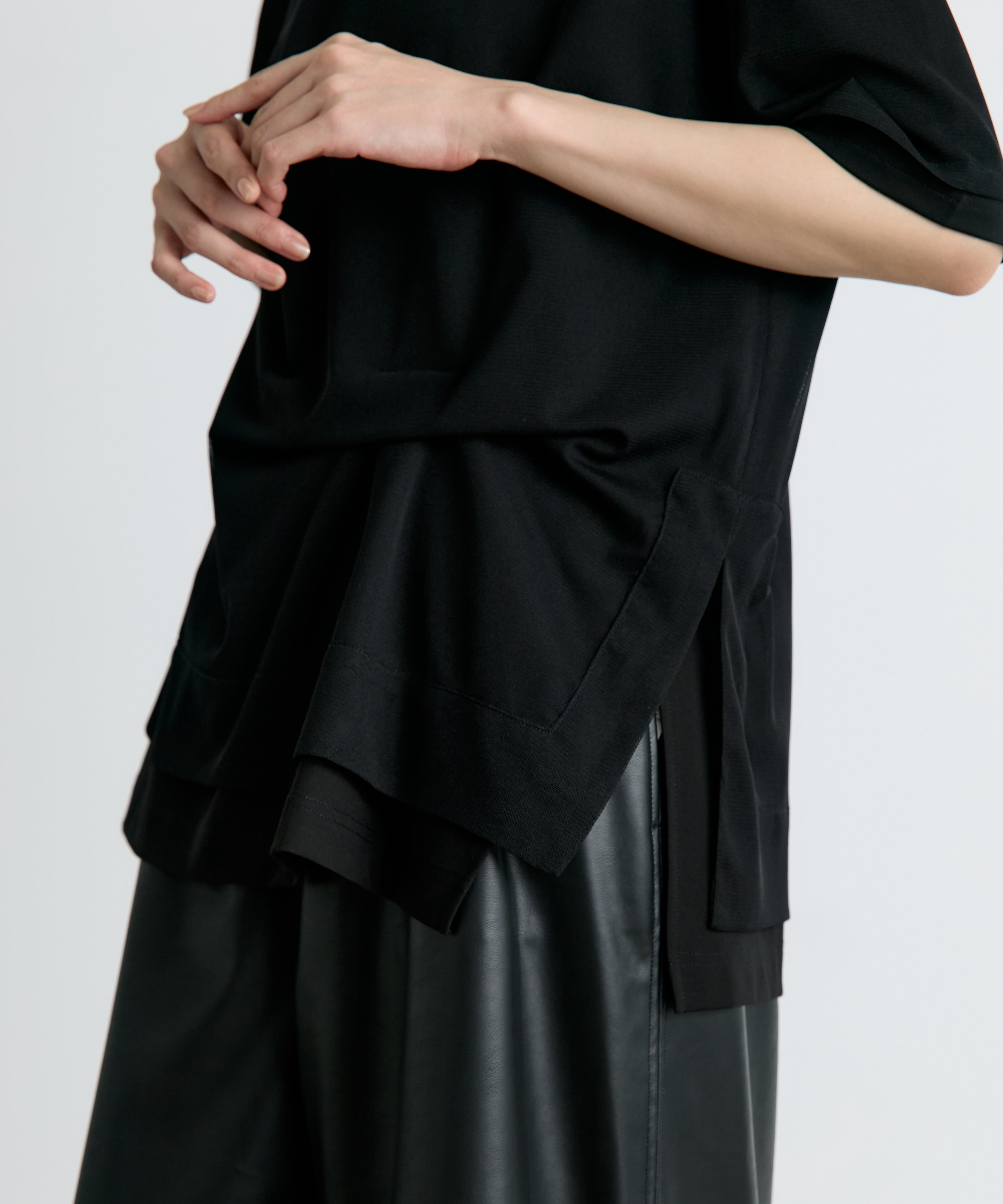 TULLE LAYERED T-SH OMMO