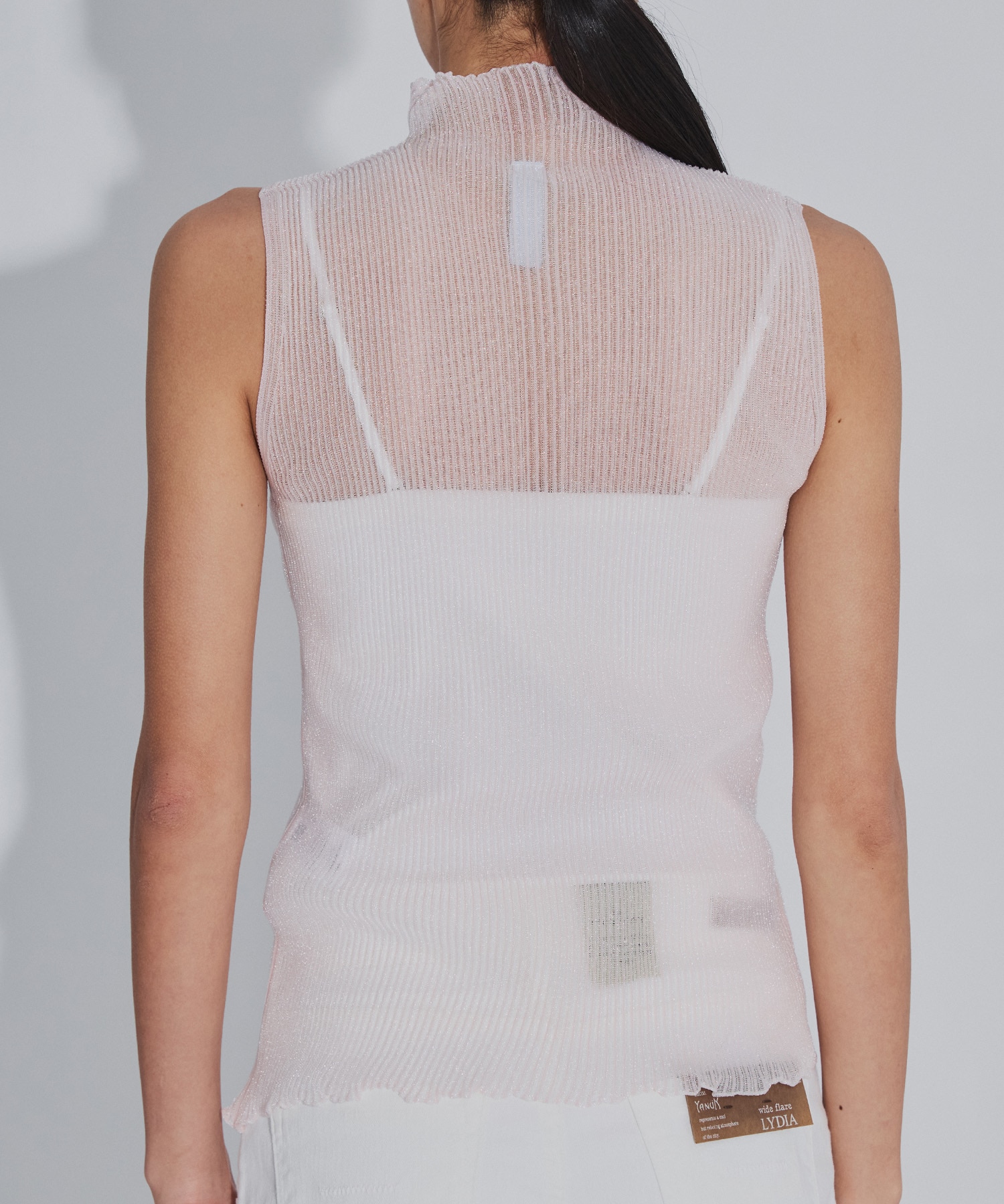 HYPHA LUCENT GLITTER SLEEVELESS TOP CFCL