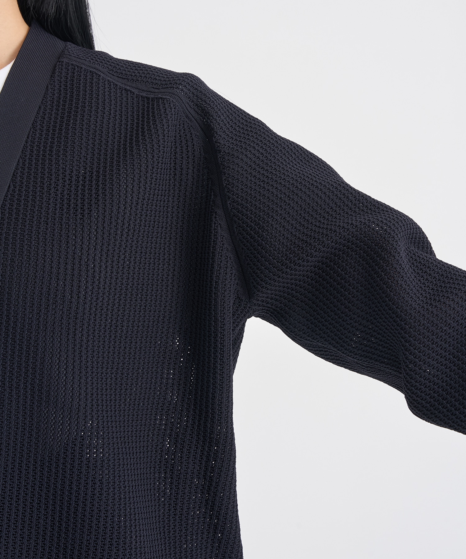 BIG KNIT V CD MESH MADISONBLUE