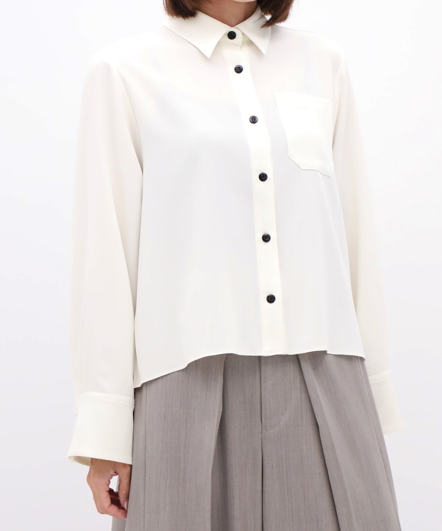 別注 Back Pleats L/S Shirt EZUMi
