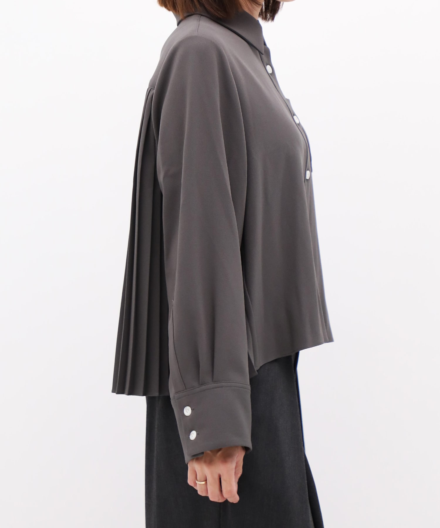別注 Back Pleats L/S Shirt EZUMi