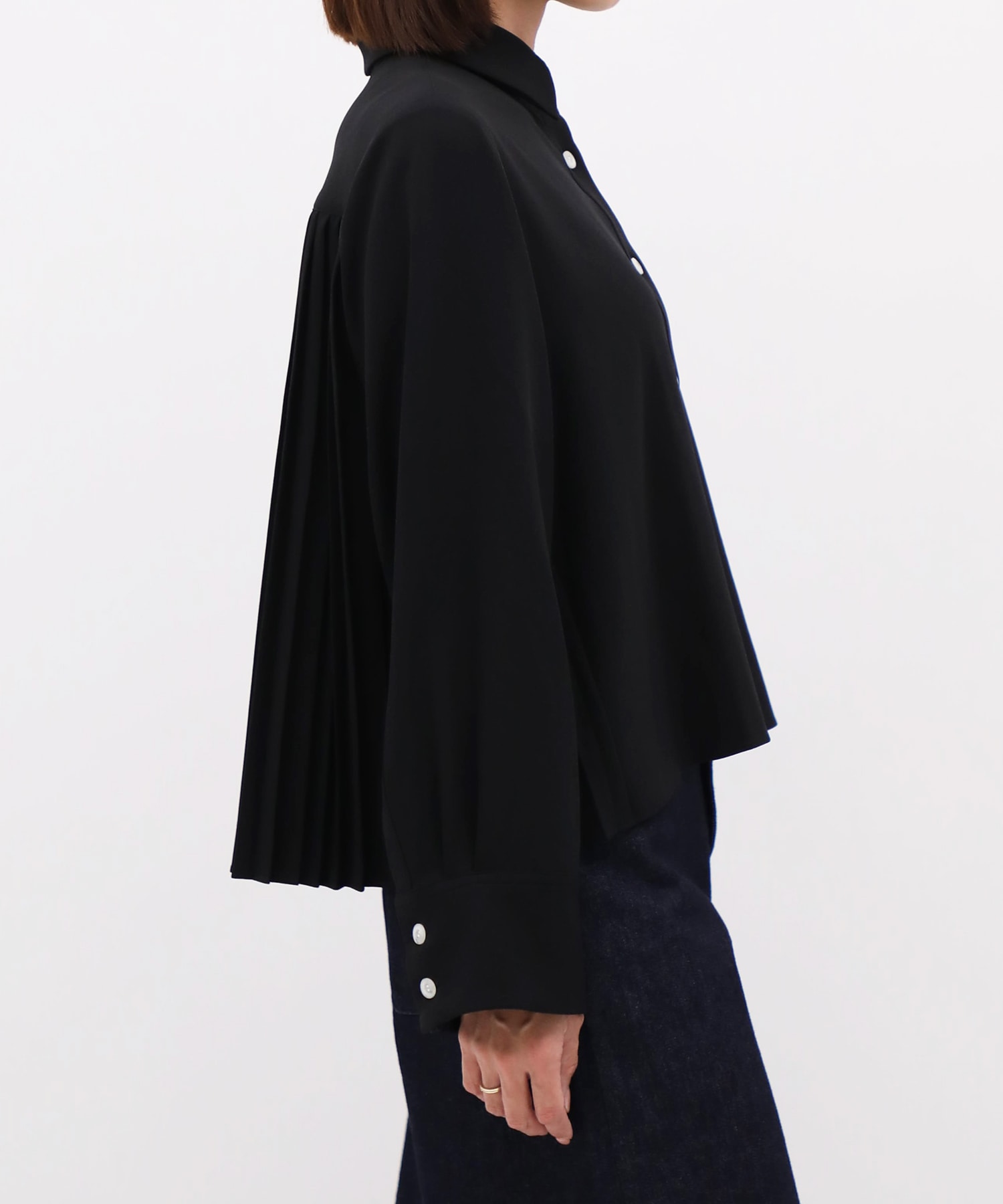 別注 Back Pleats L/S Shirt EZUMi