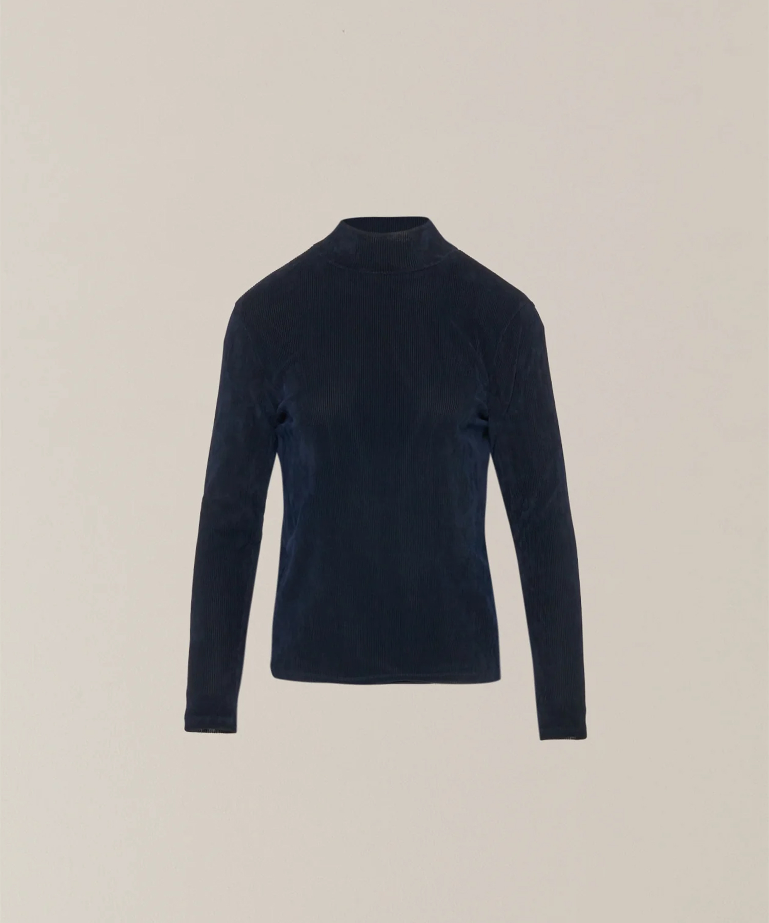 Claudia tie coller jersey pullover NV AKIRANAKA