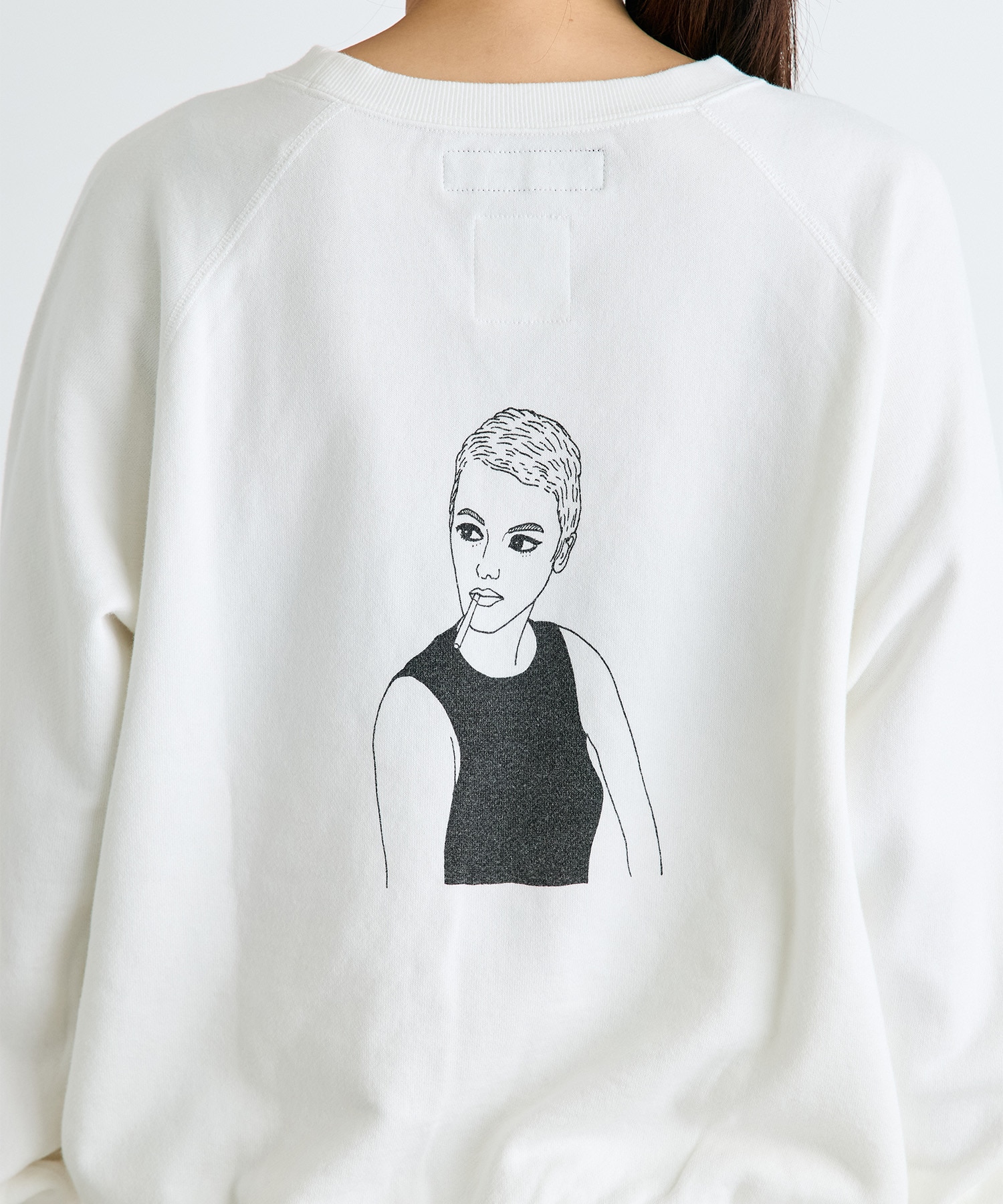 JEAN CREW NECK SWEAT MADISONBLUE
