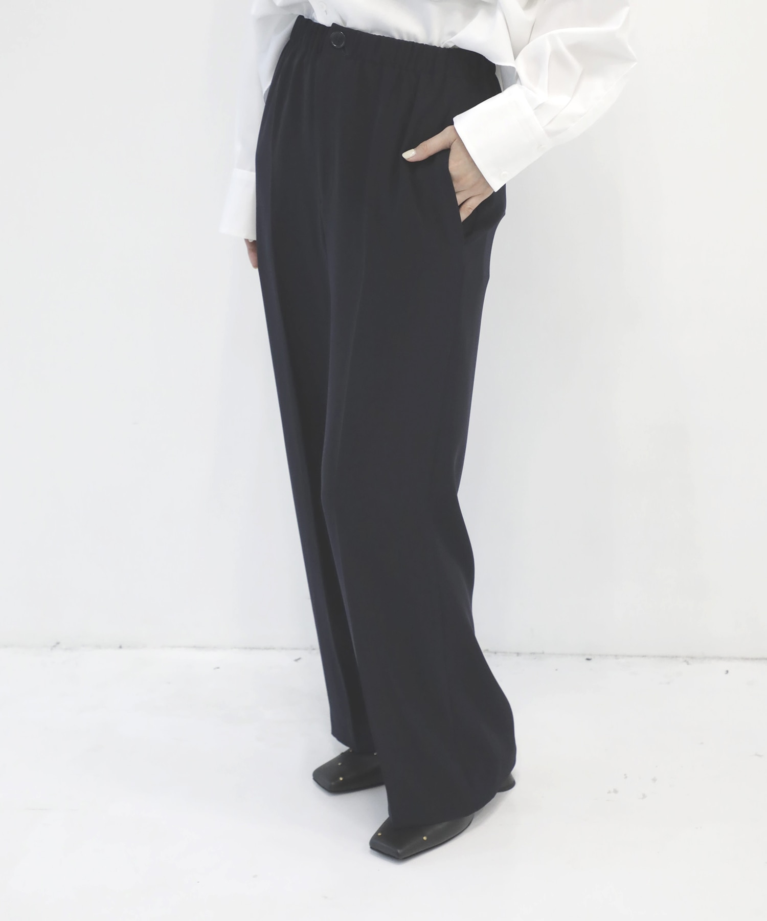 復刻 CENTER-PRESS STRAIGHT-PANTS ENFOLD
