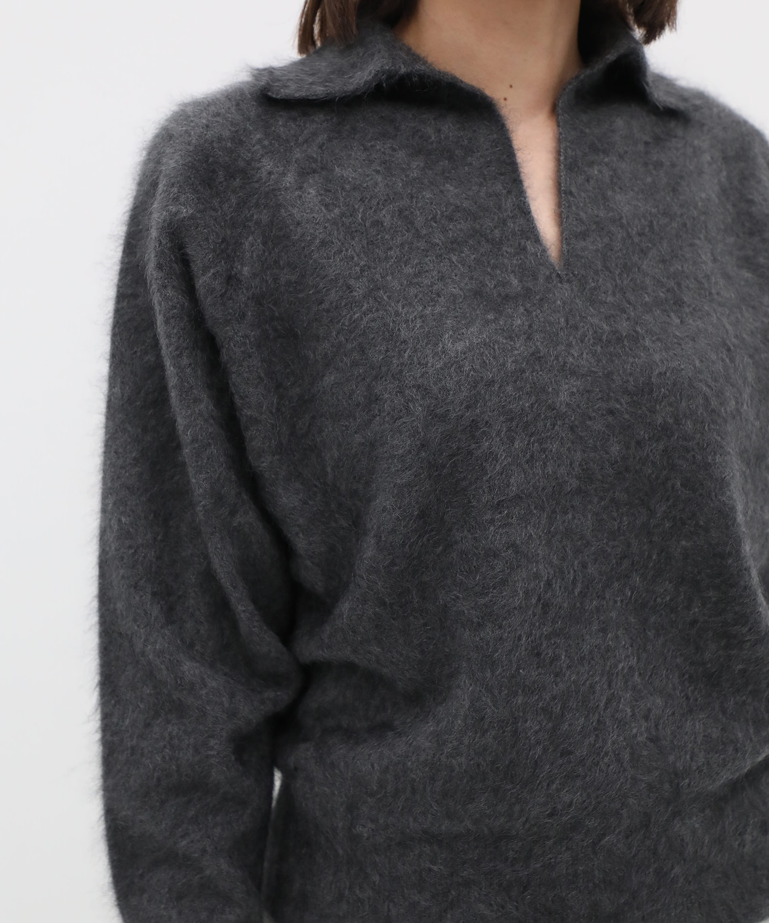 ROYAL CASHMERE FUR SKIPPER POLO ATON