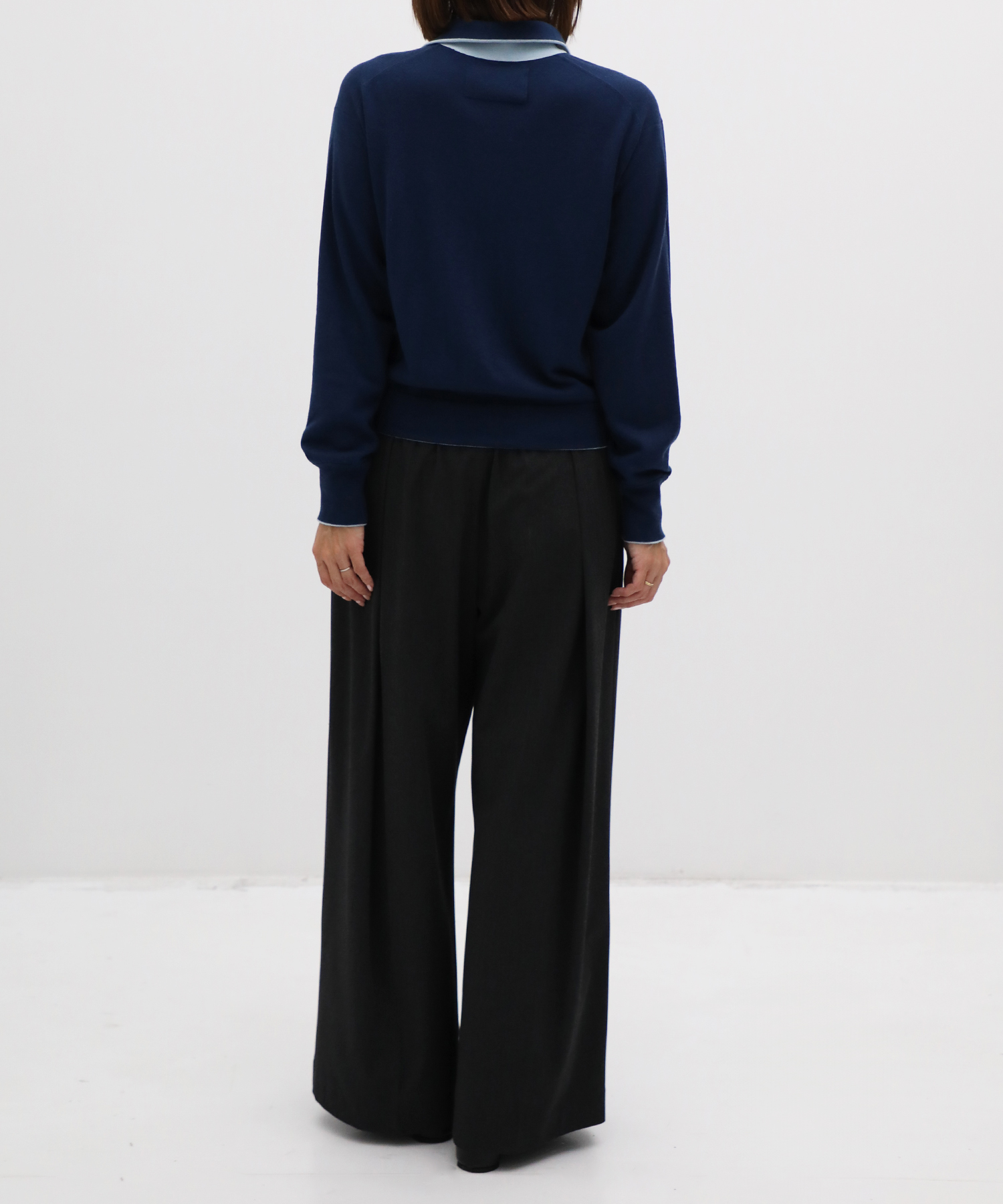 CASHMERE/SILK REVERSIBLE SKIPPER PULLOVER THE TOKYO