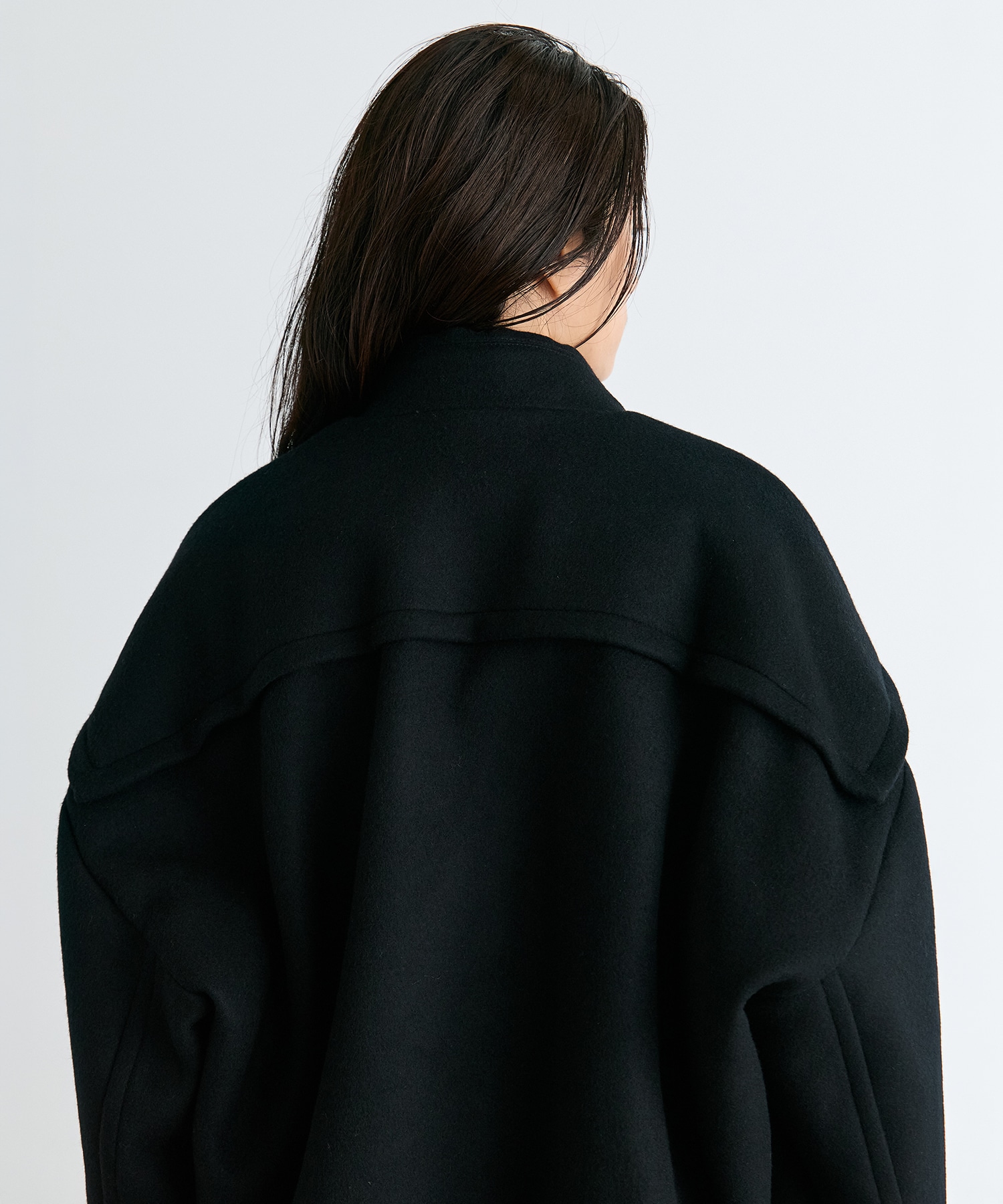 ROLL-UP HEM DUFFLE COAT Maison MIHARA YASUHIRO