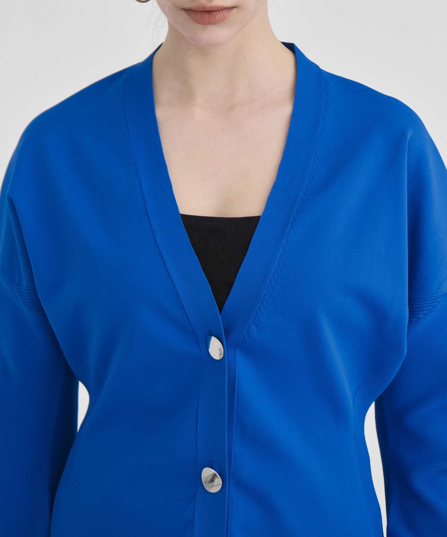 Arch Sleeve Knit Cardigan RITAN