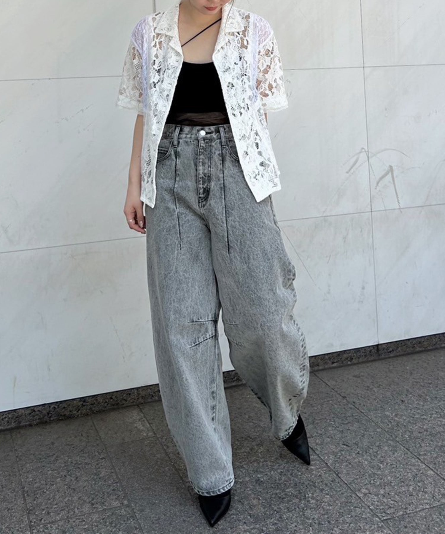 Curve Denim Pants RITAN