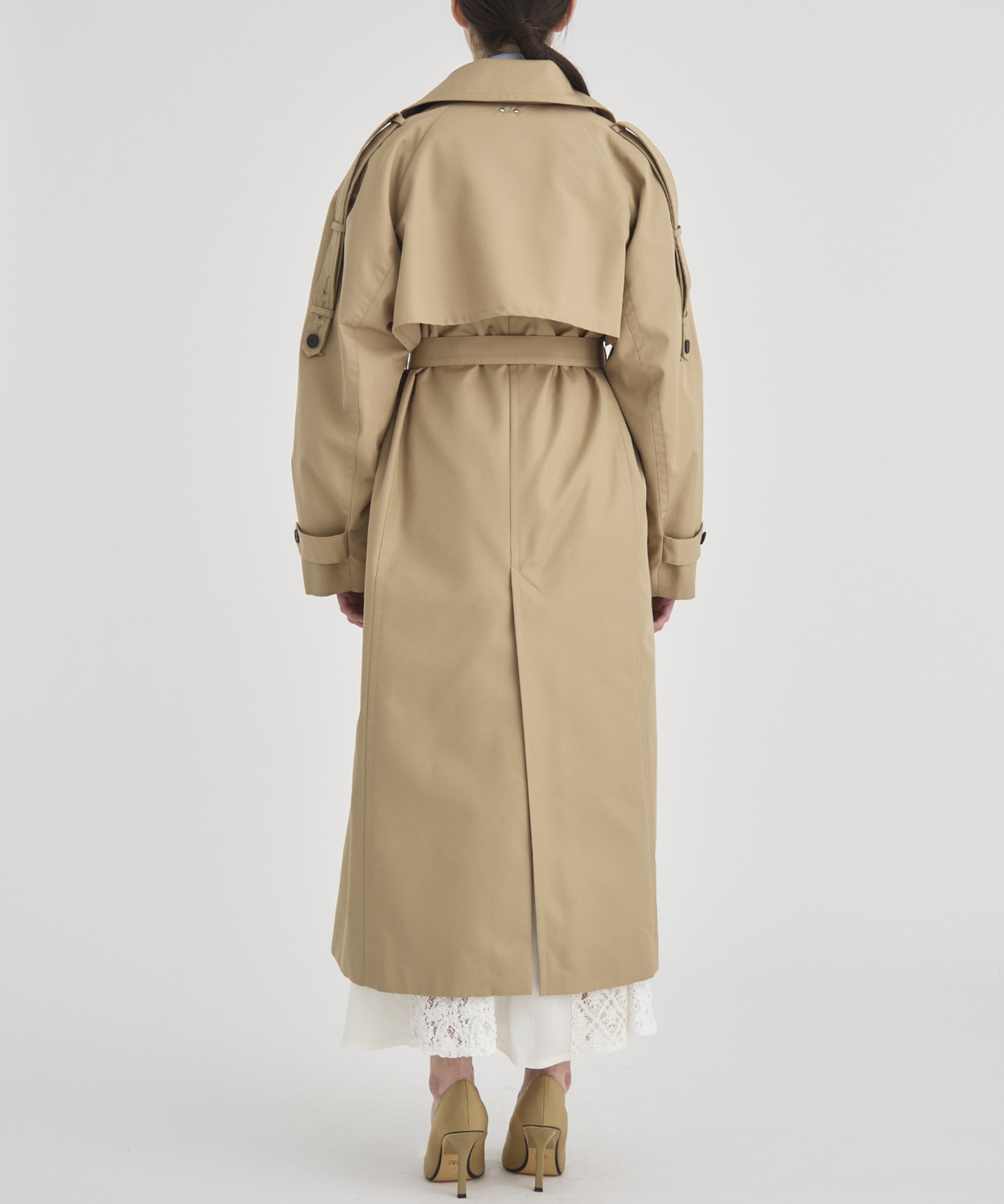 Wide Lapel Trench Coat RITAN