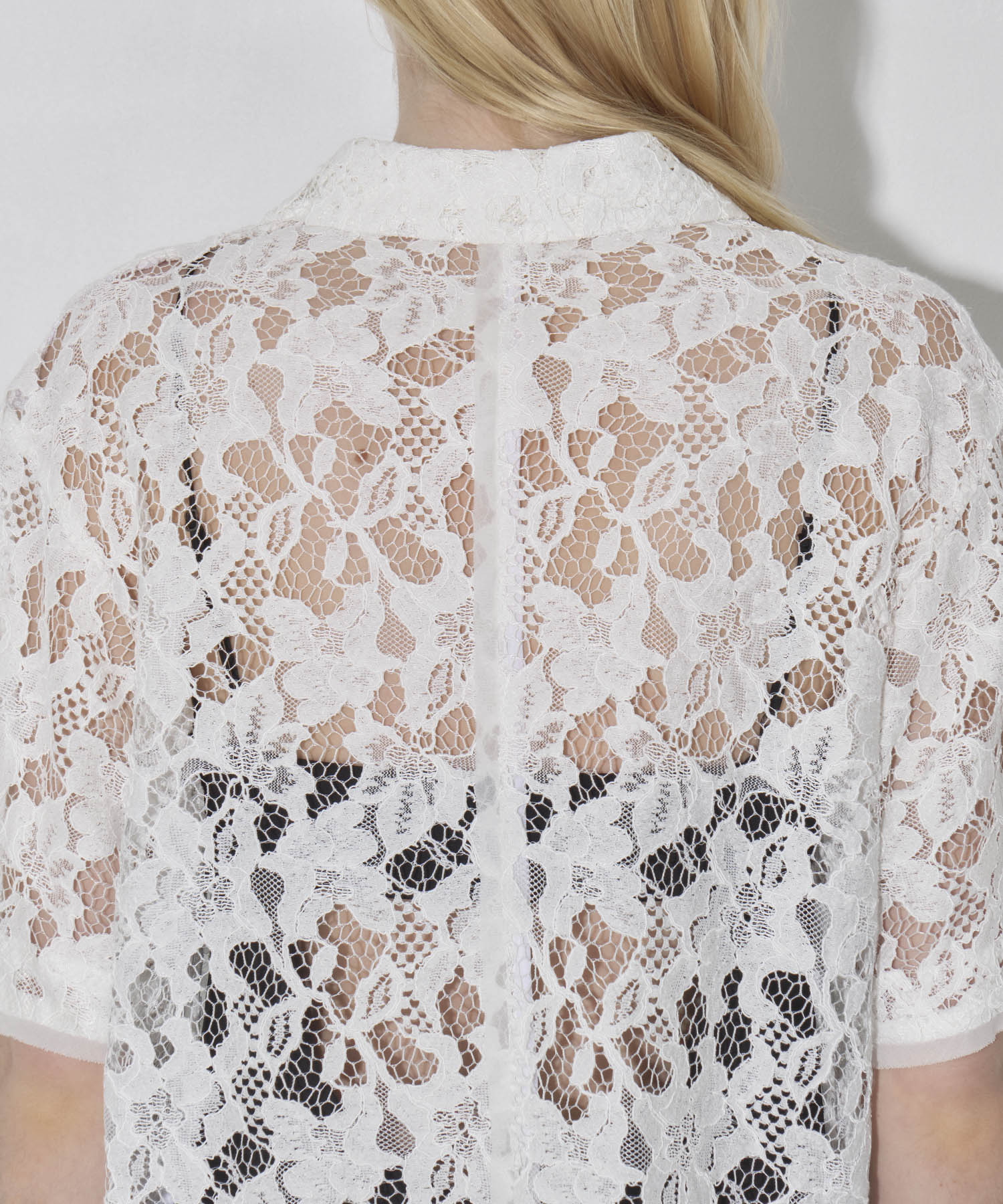Open Collar Lace Shirts RITAN