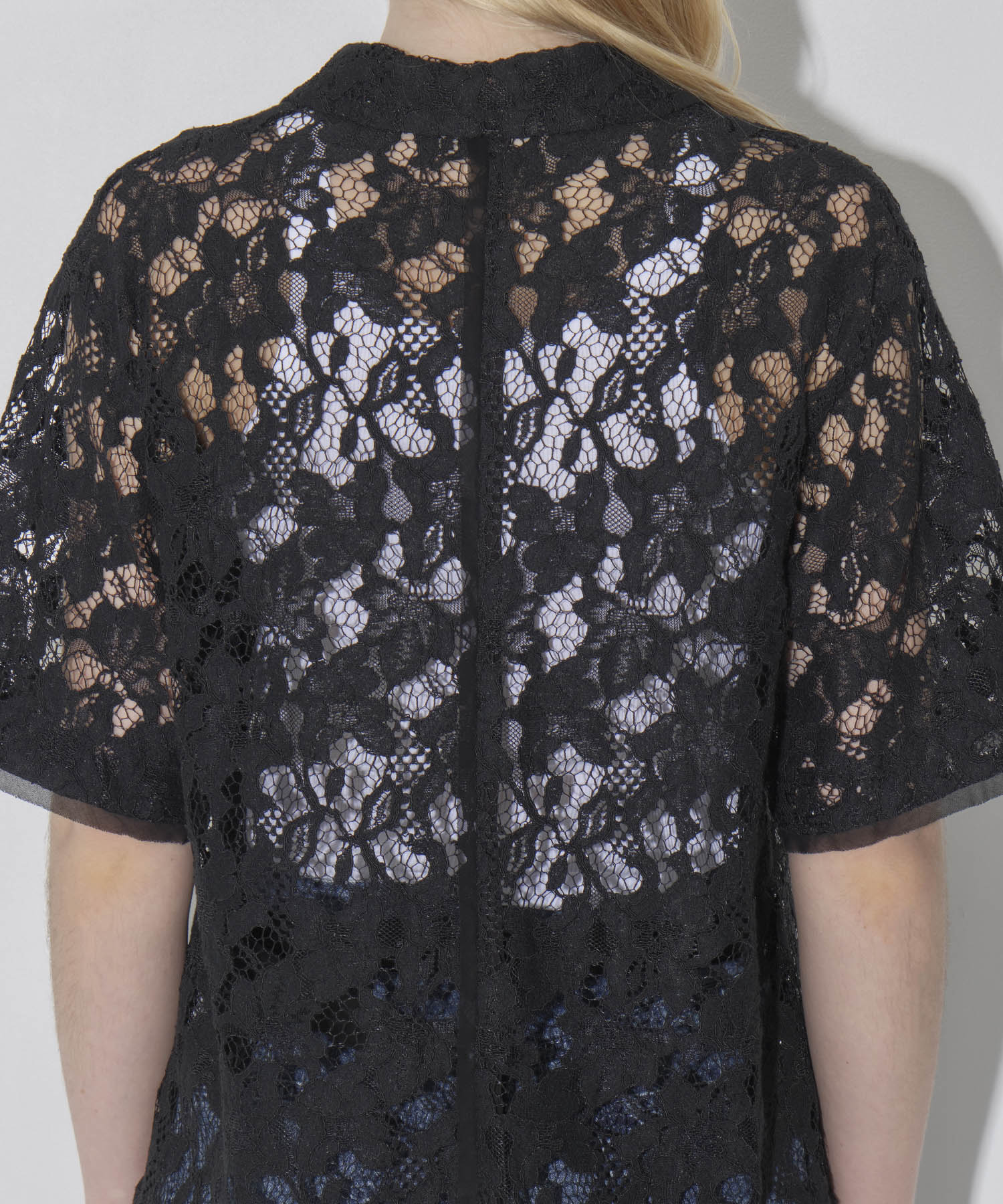 Open Collar Lace Shirts RITAN