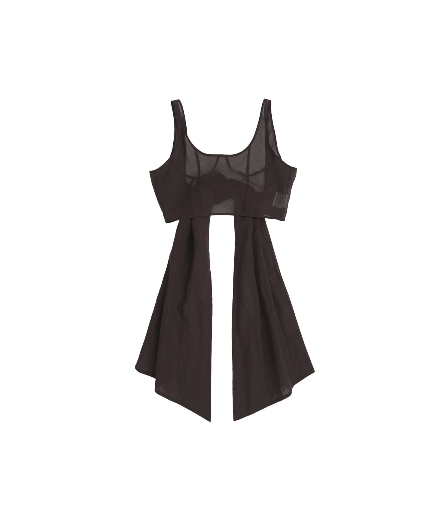 nakes Cotton Organdy Bustier RITAN