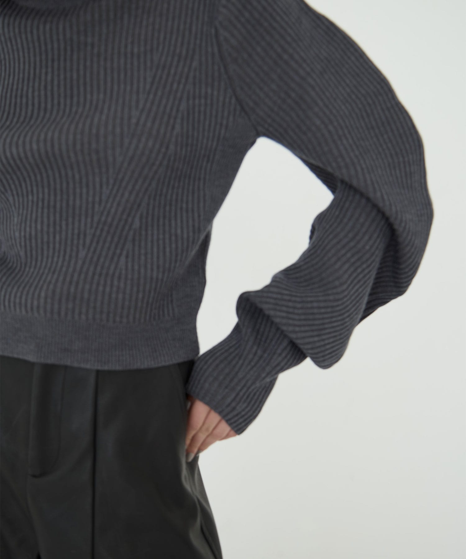 Arch Sleeve Knit Tops RITAN