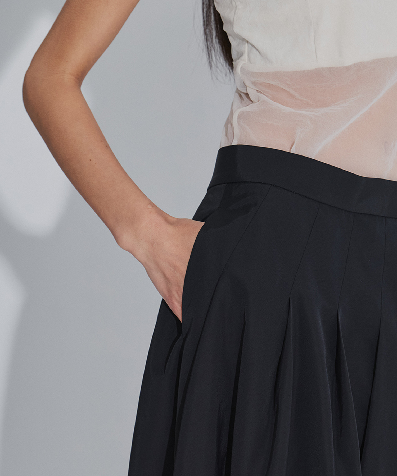 Slant Balloon Skirt RITAN