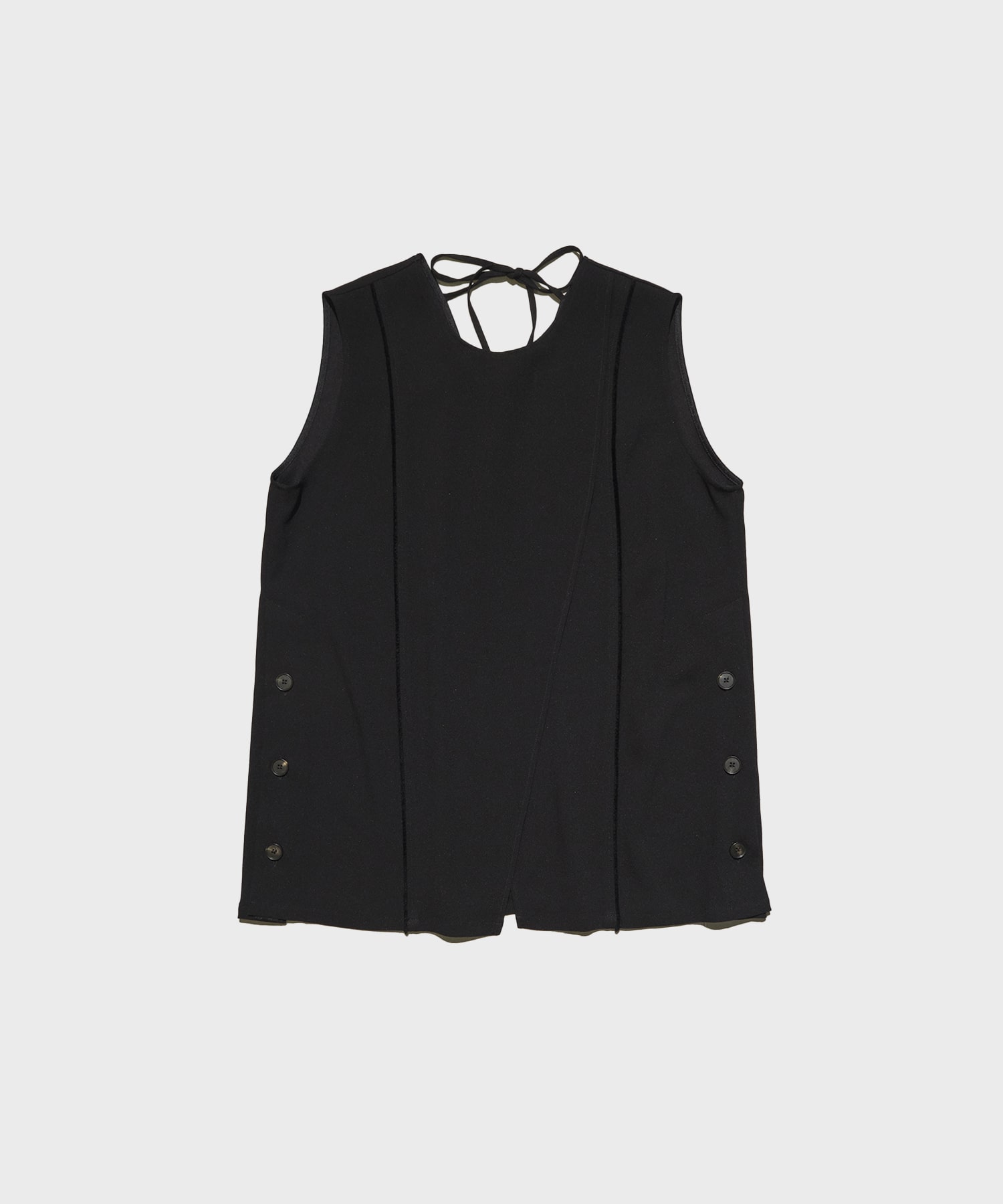 Back Satin Georgette Tops CITY TOKYO