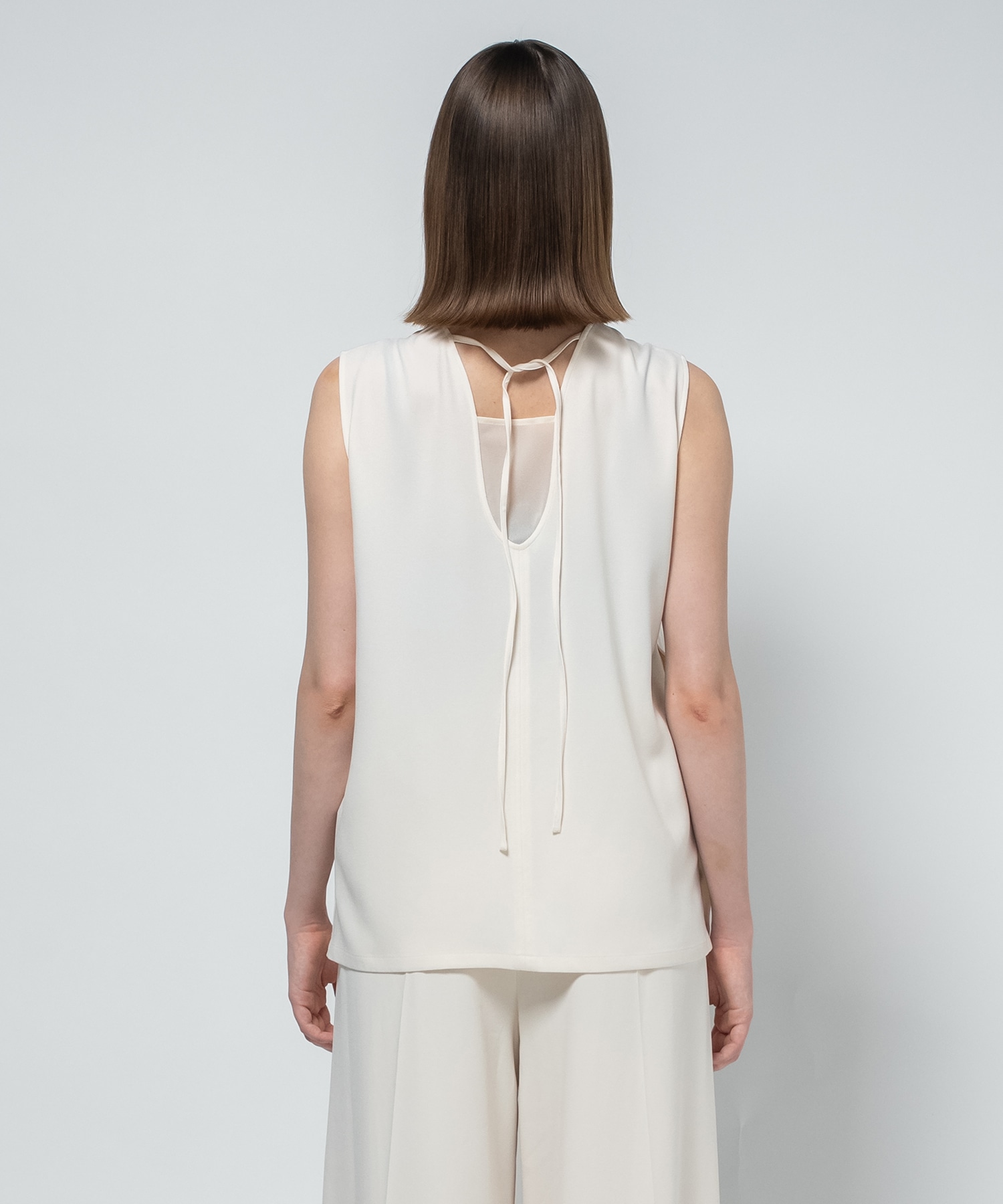 Back Satin Georgette Tops CITY TOKYO