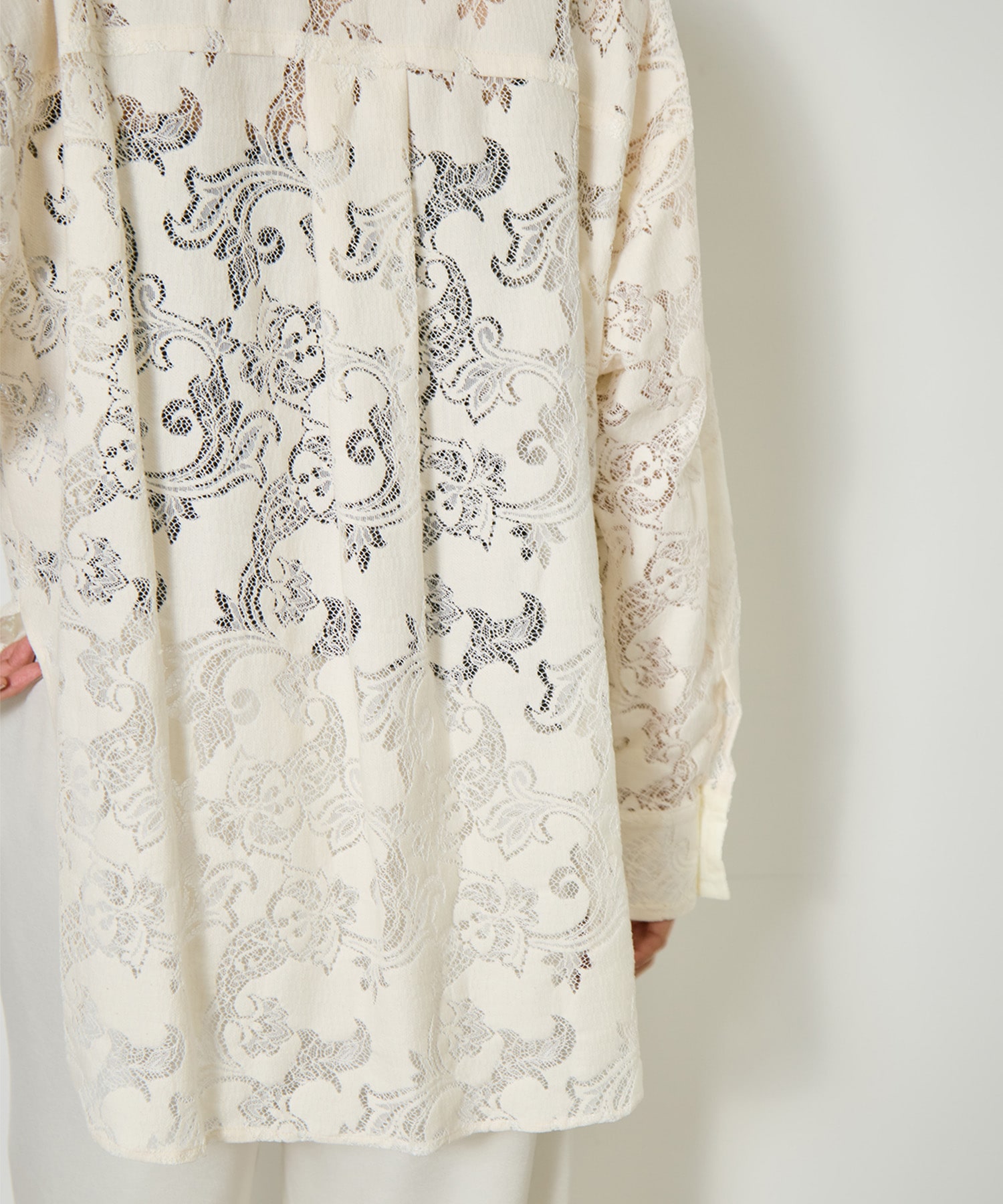 Cotton Lace Over Shirt CITY TOKYO