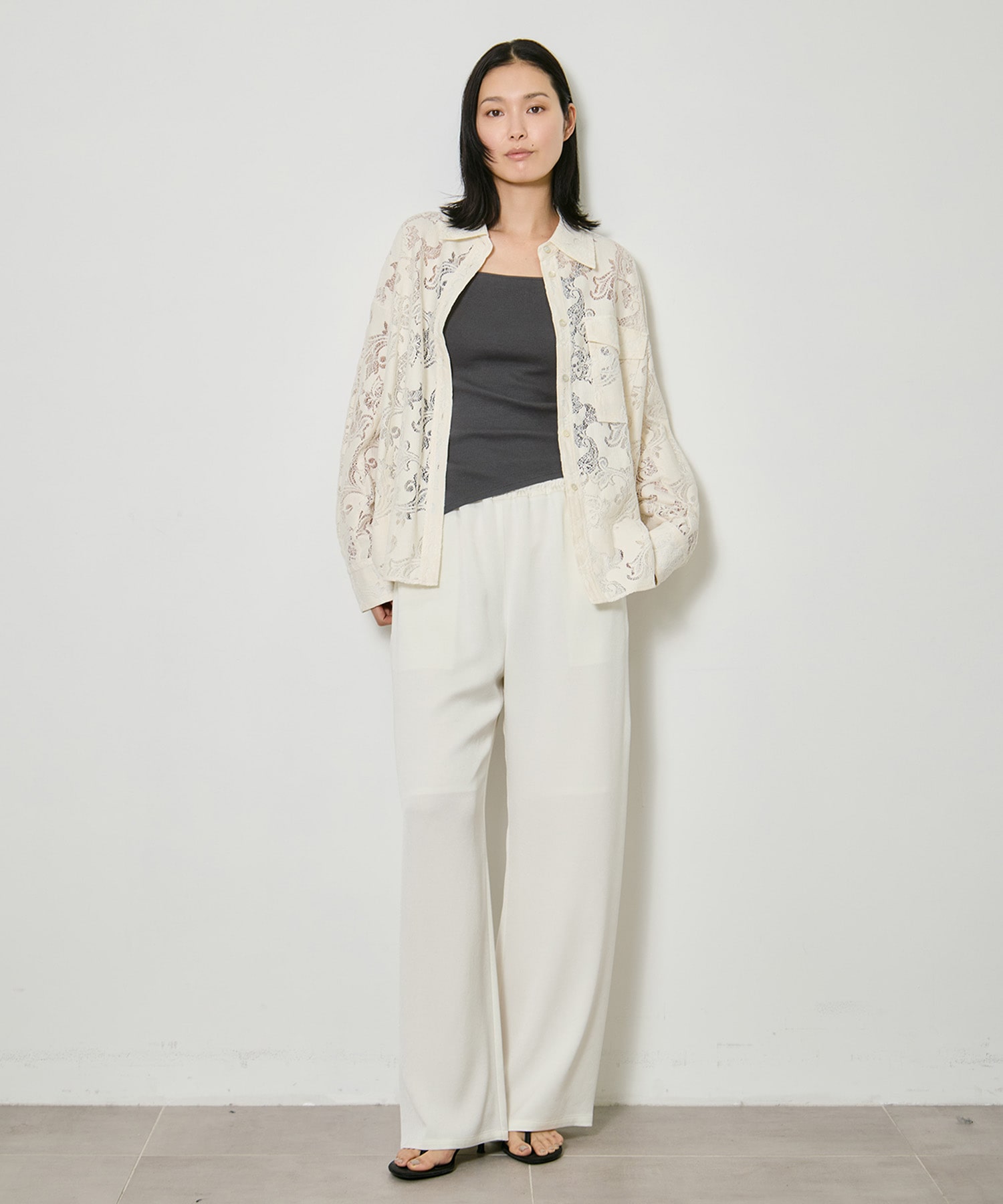 Satin Relax Pants CITY TOKYO