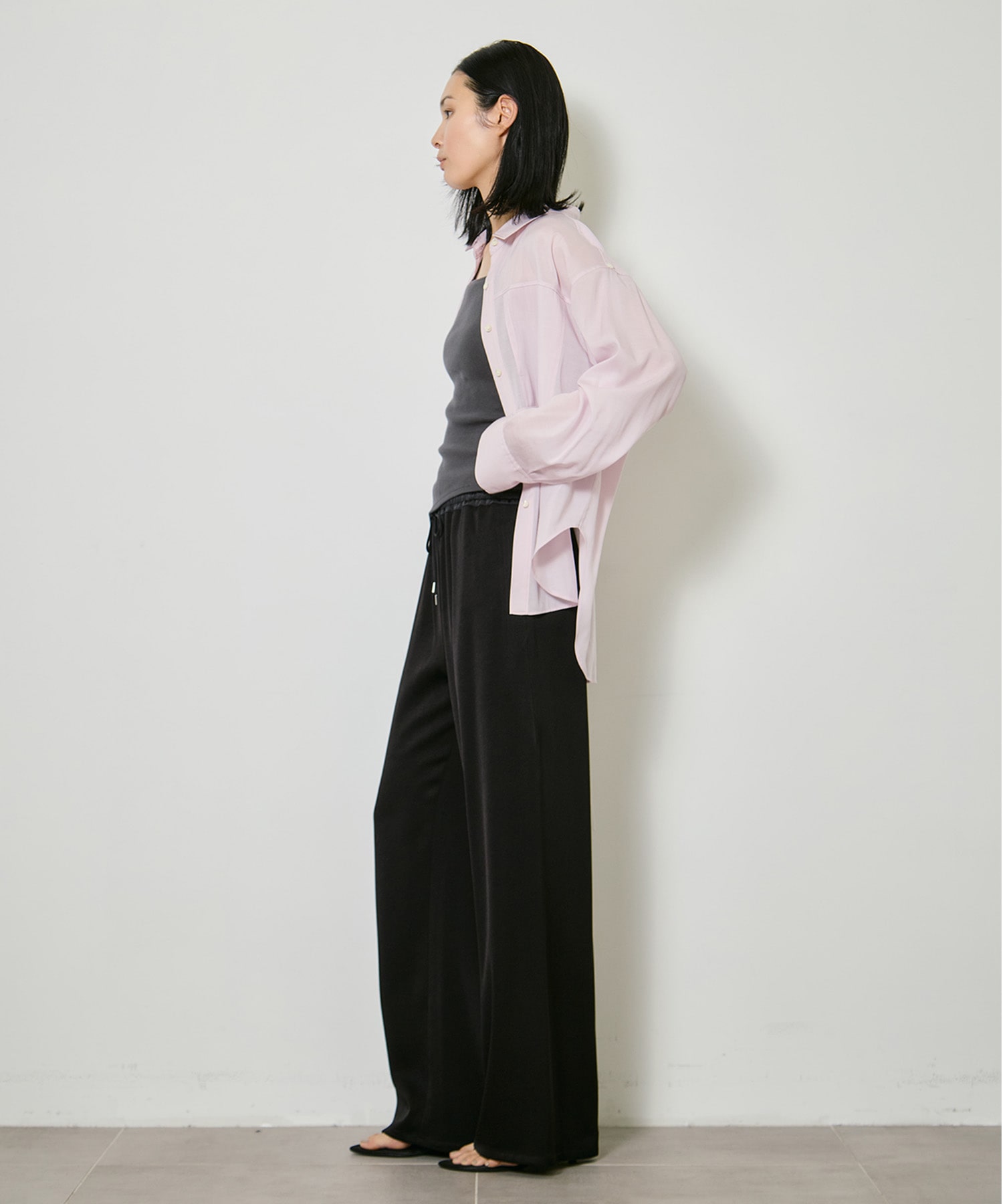 Satin Relax Pants CITY TOKYO