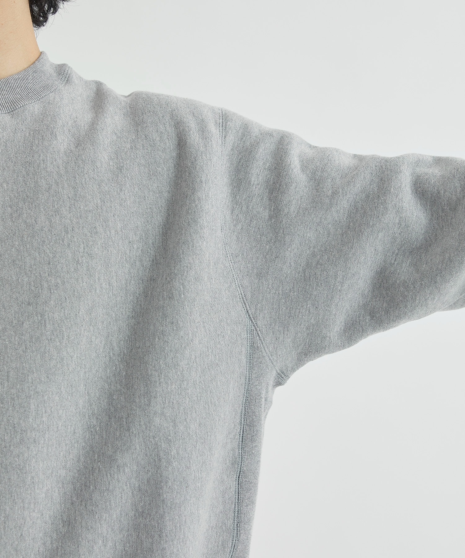 HEAVY FLEECE CREW-NECK PO mocT