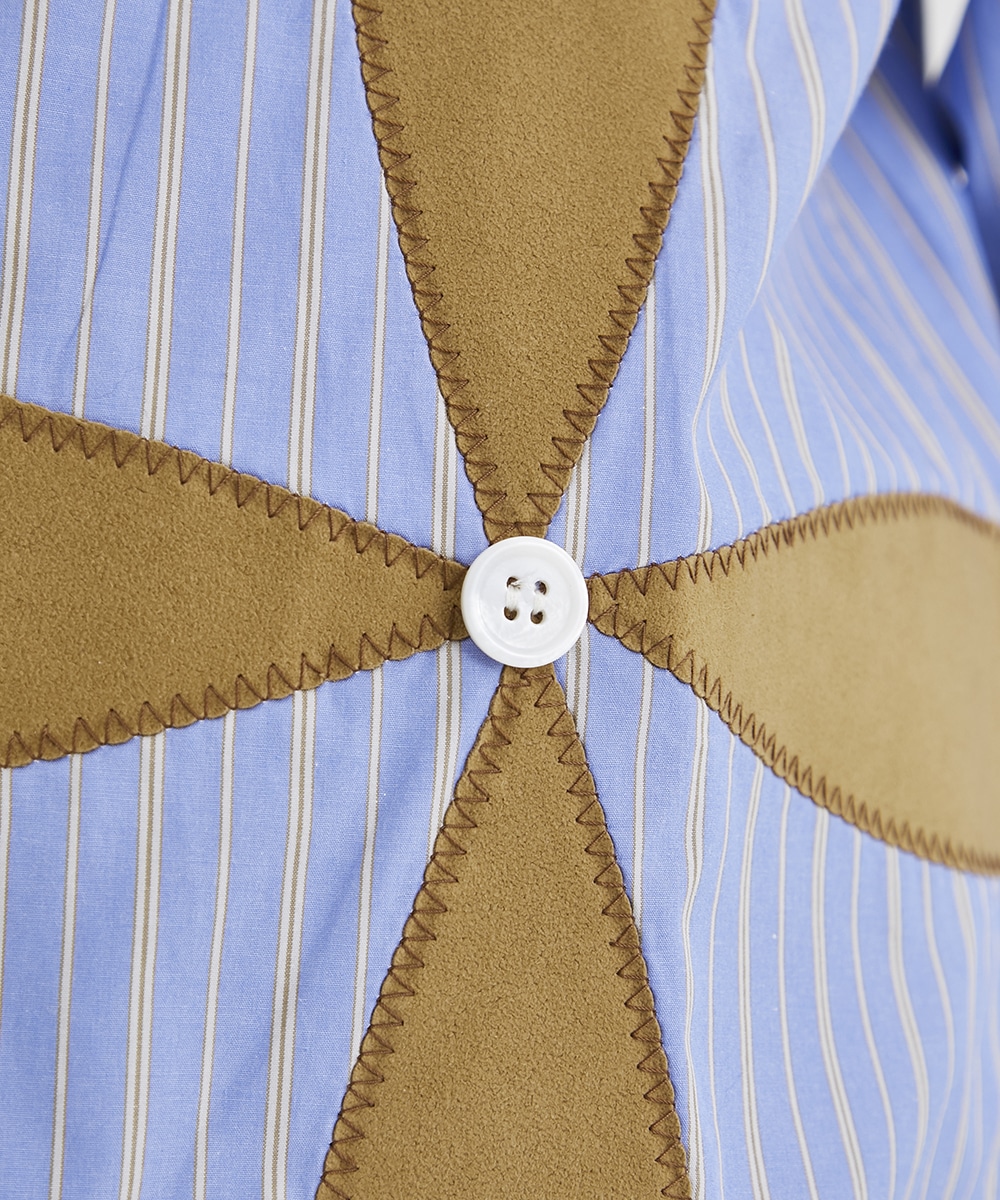 Button flower shirt(1 BLUE): KHOKI: MEN｜THE TOKYO ONLINE STORE