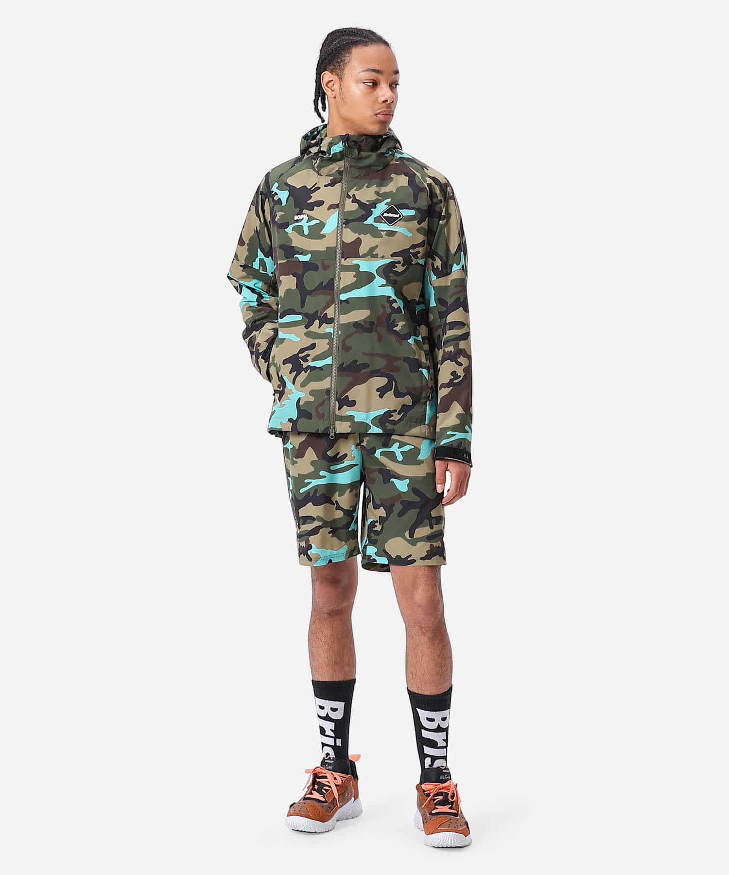 FCRB CAMOUFLAGE TEAM JACKET L
