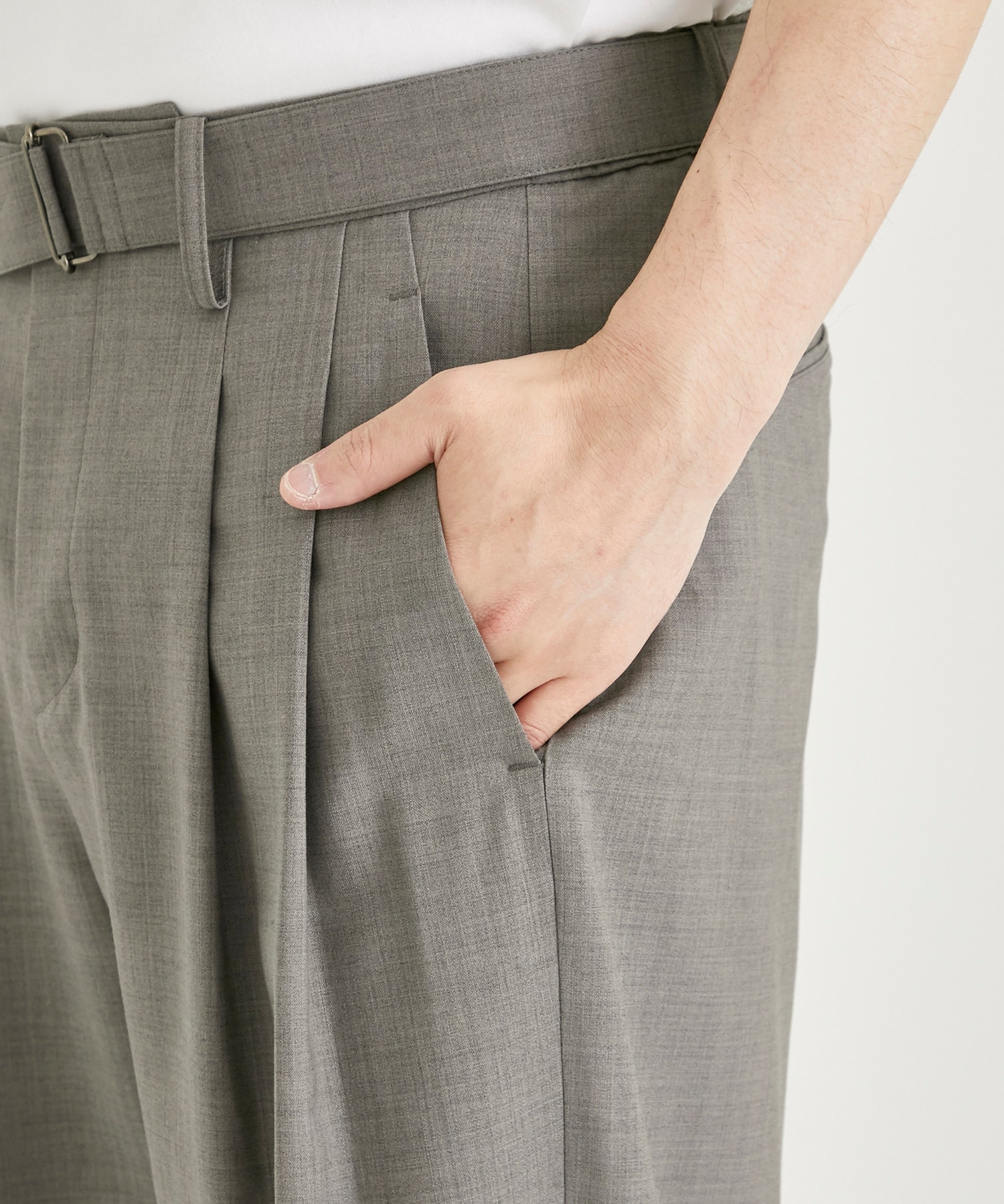 EX.TROPICAL BELTED WIDE PANTS ATTACHMENT