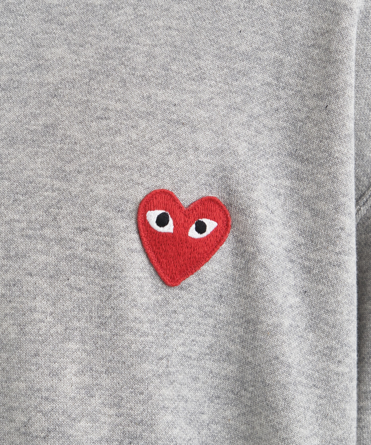 AZ-T170-051 PLAY HOODED SWEATSHIRT RED HEART ｜ PLAY Comme des Garcons