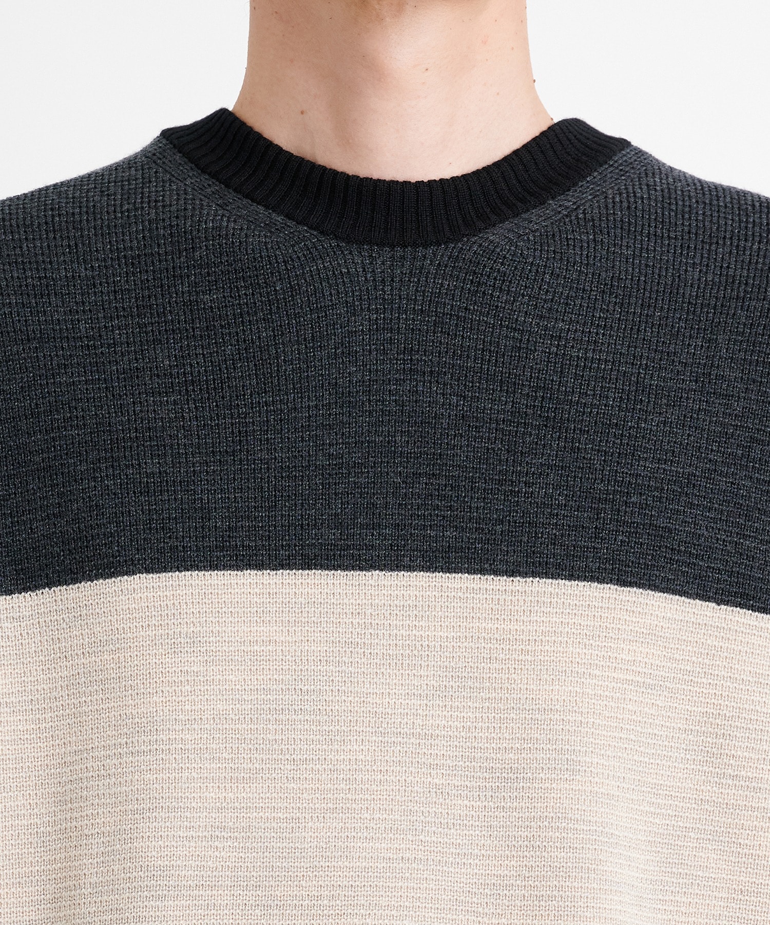 Multi Border Knit PO(44 BLACK): THE TOKYO: MEN｜THE TOKYO ONLINE STORE