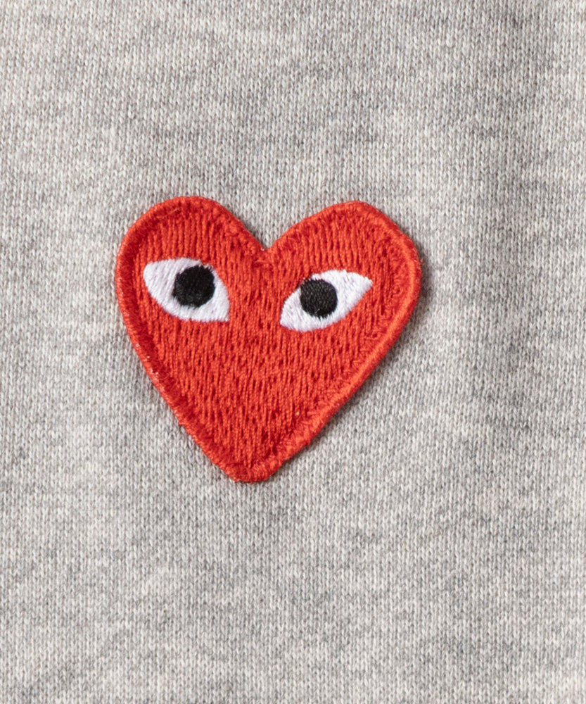 AX-T170-051 SWEATSHIRT RED EMBLEMRED HEART PLAY COMME des GARCONS