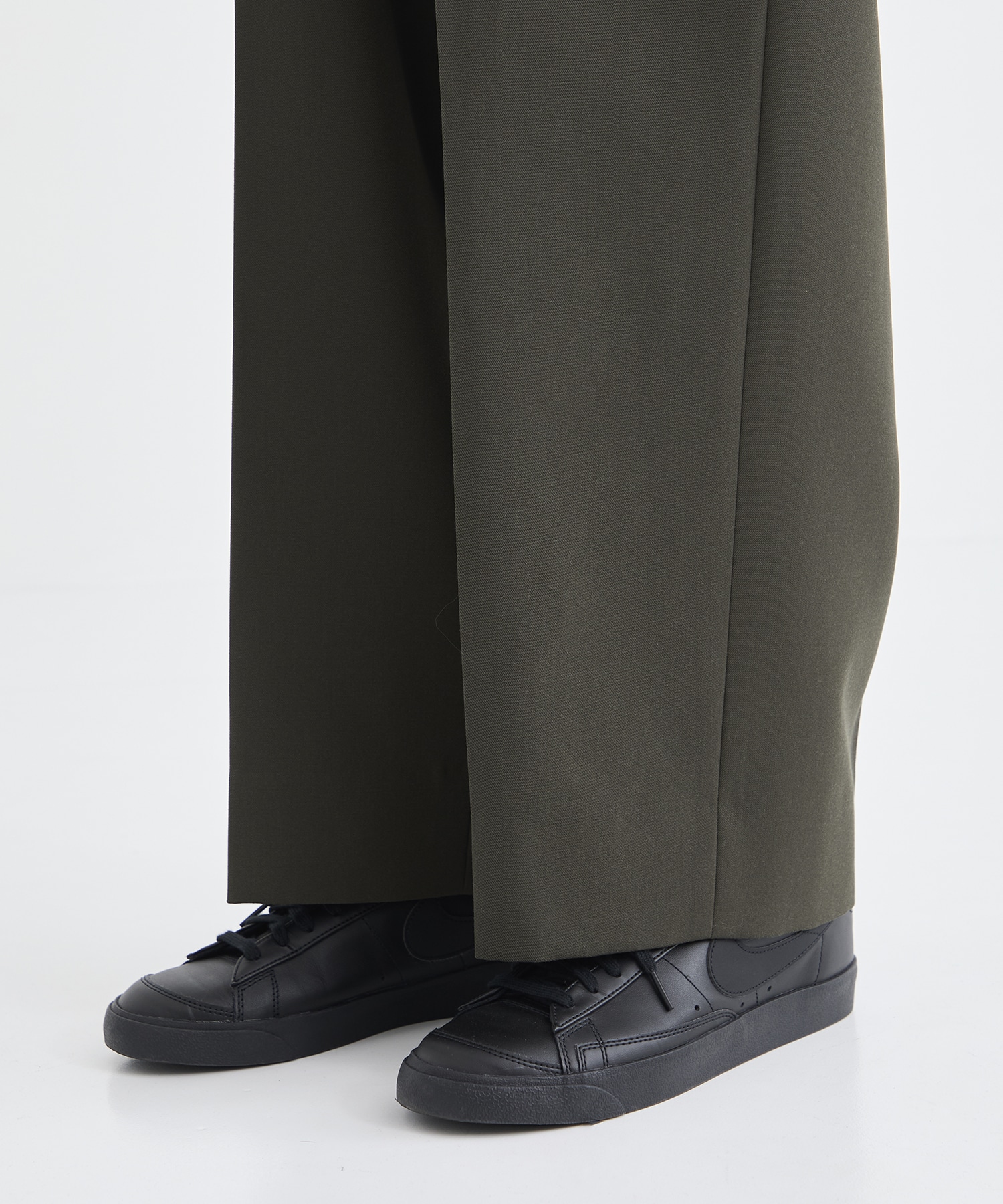 RERACS BELTED TUCK SLACKS THE RERACS