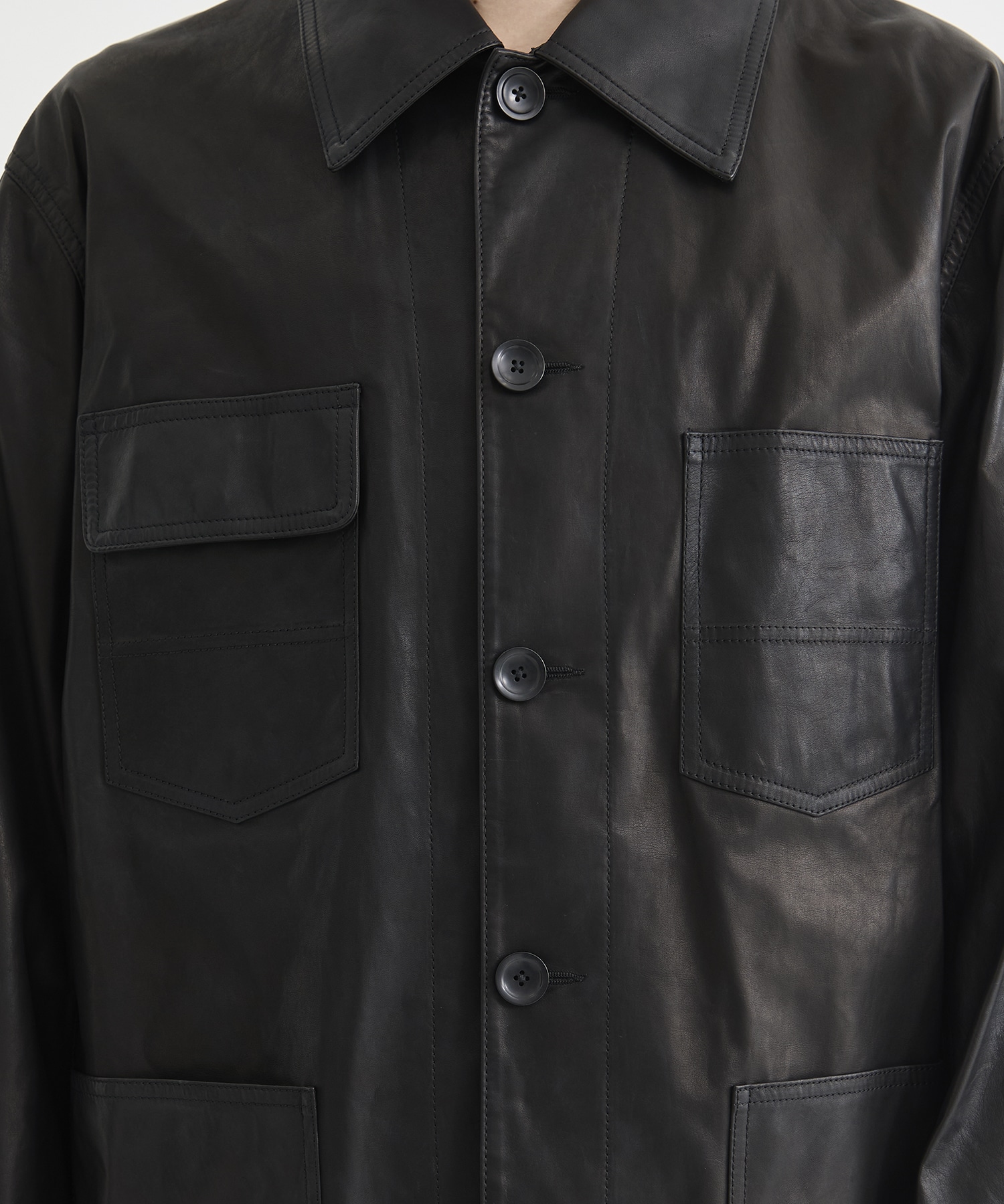 別注 FURNITURE LEATHER COVERALLS ISAMU KATAYAMA BACKLASH