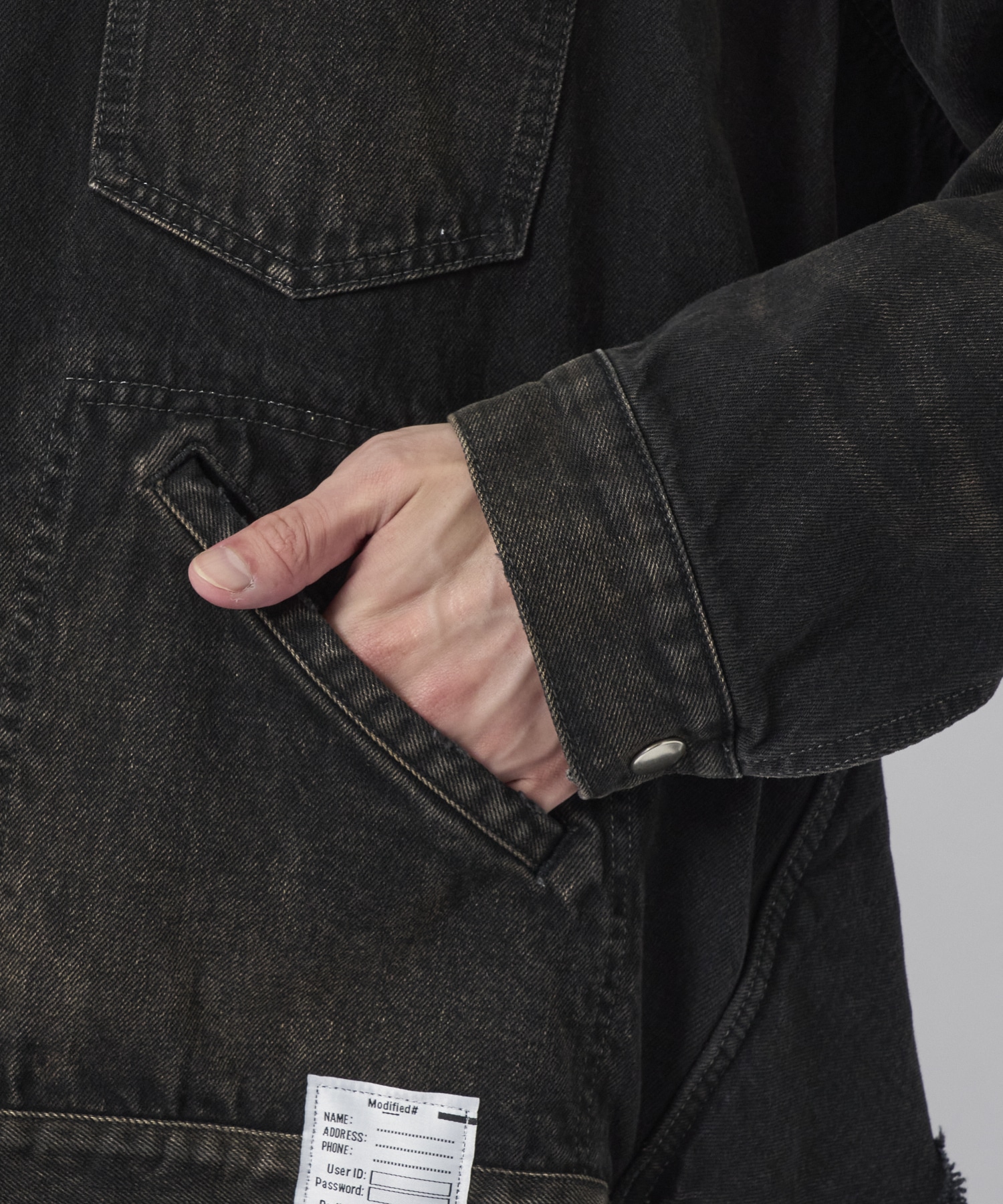 J13BL121 JACKET Maison MIHARA YASUHIRO