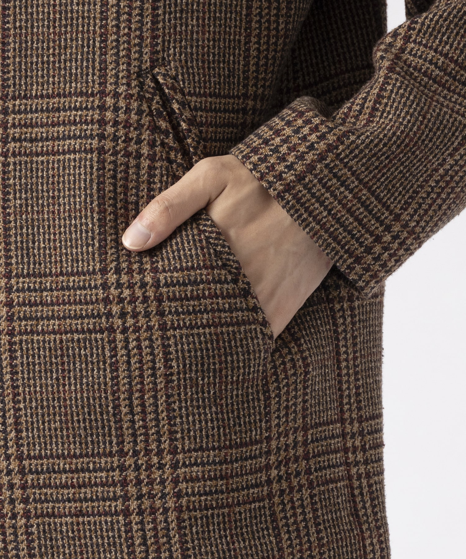 SILK TWEED SHIRT JACKET ATON